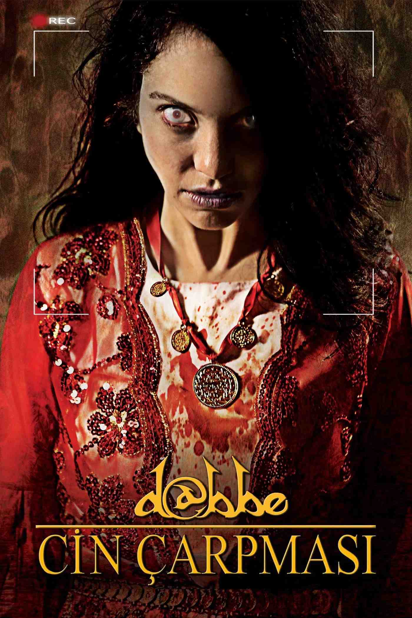 Poster chính thức của phim Phim Kinh Dị, Phim Giật Gân "Dabbe: Nhập hồn" (D@bbe: The Possession - 2013), với sự tham gia của diễn viên Cansu Kurgun và Irmak Örnek.