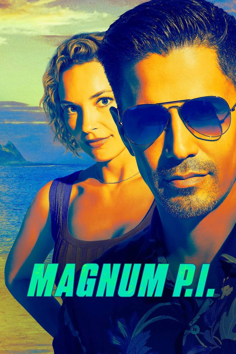 Poster chính thức của phim Phim Hành Động & Phiêu Lưu, Phim Tâm Lý "Đặc Nhiệm Magnum" (Magnum P.I. - 2018), với sự tham gia của diễn viên Jay Hernandez và Perdita Weeks.