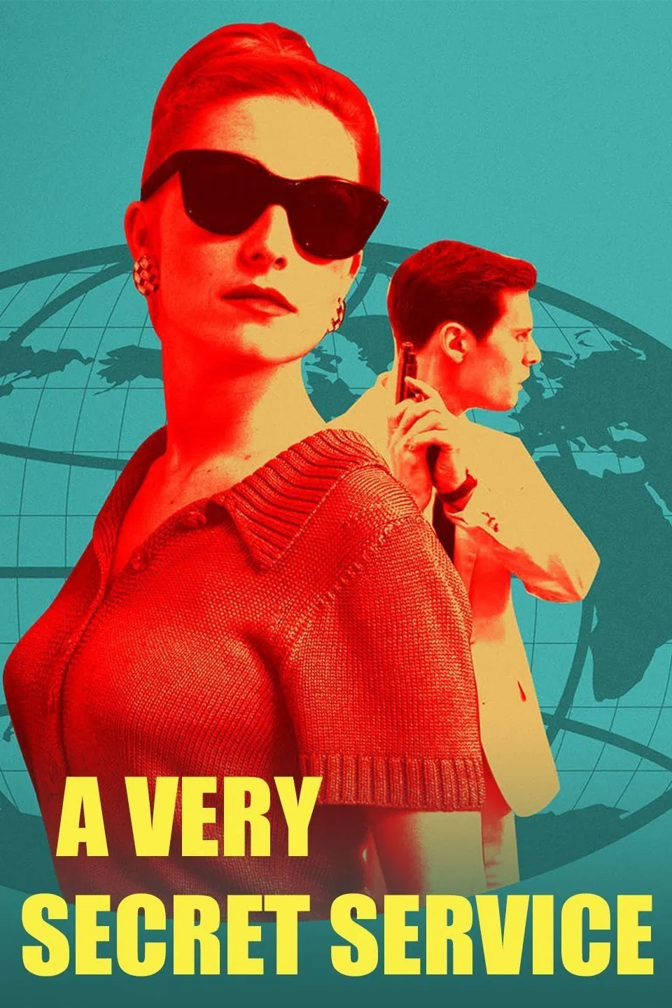 Poster chính thức của phim Phim Hài "Đặc vụ hết sức bí mật (Phần 2)" (A Very Secret Service - 2015), với sự tham gia của diễn viên Baptiste Sornin và Wilfred Benaïche.