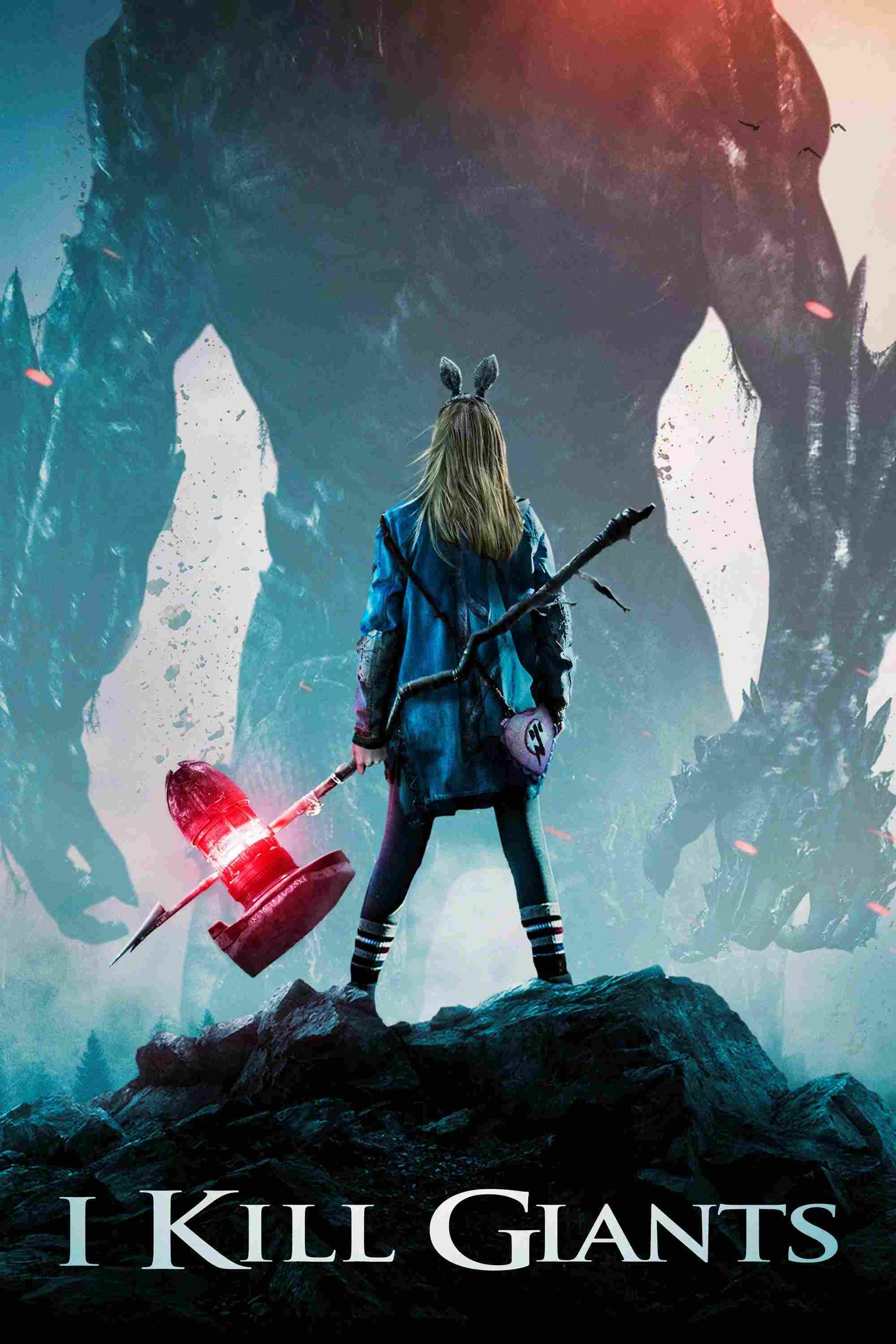 Poster chính thức của phim Phim Giả Tượng, Phim Tâm Lý "Đại Chiến Người Khổng Lồ" (I Kill Giants - 2017), với sự tham gia của diễn viên Madison Wolfe và Zoe Saldaña.