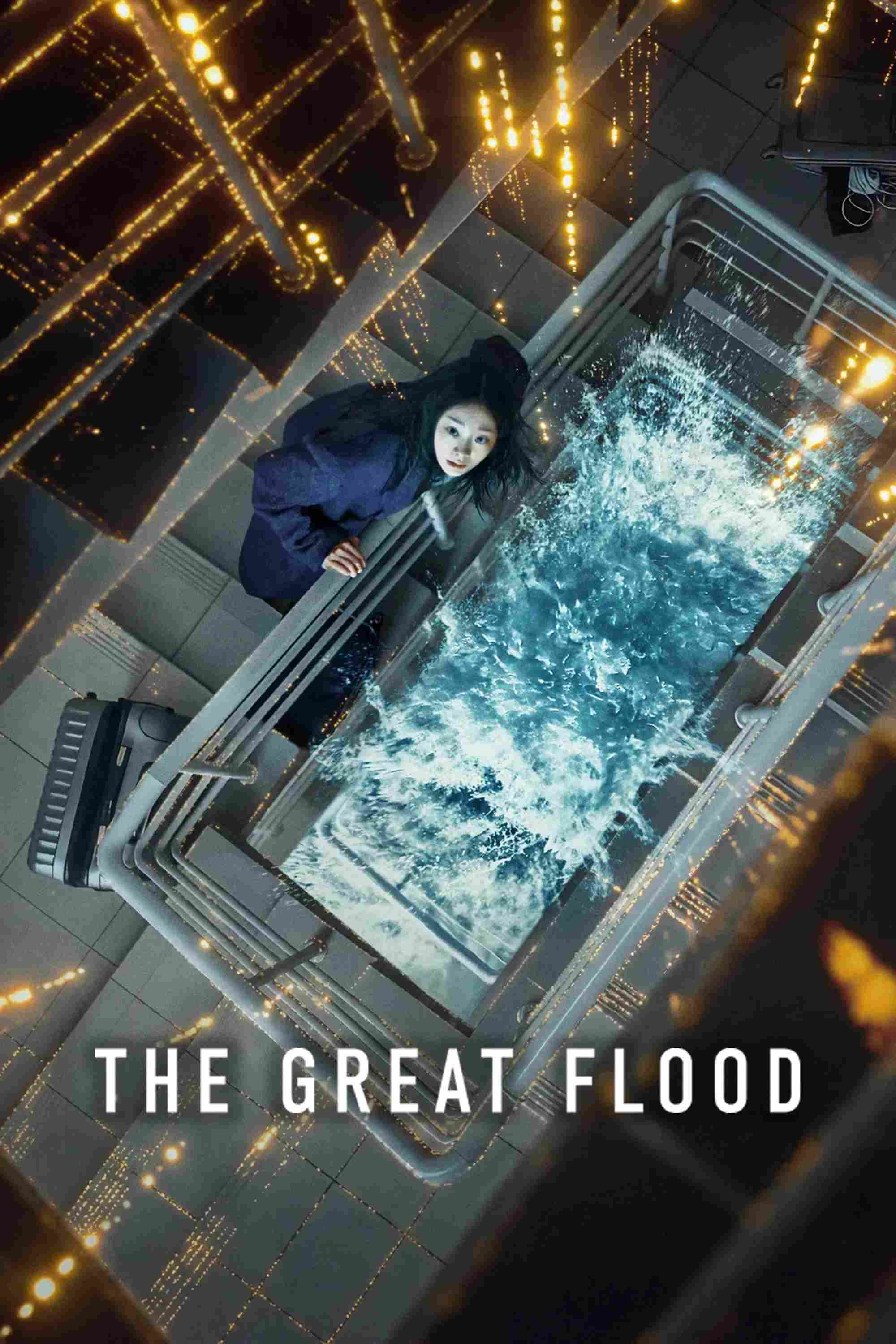 Poster chính thức của phim Phim Viễn Tưởng, Phim Phiêu Lưu "Đại Hồng Thủy" (The Great Flood - 2025), với sự tham gia của diễn viên Kim Da-mi và Park Hae-soo.