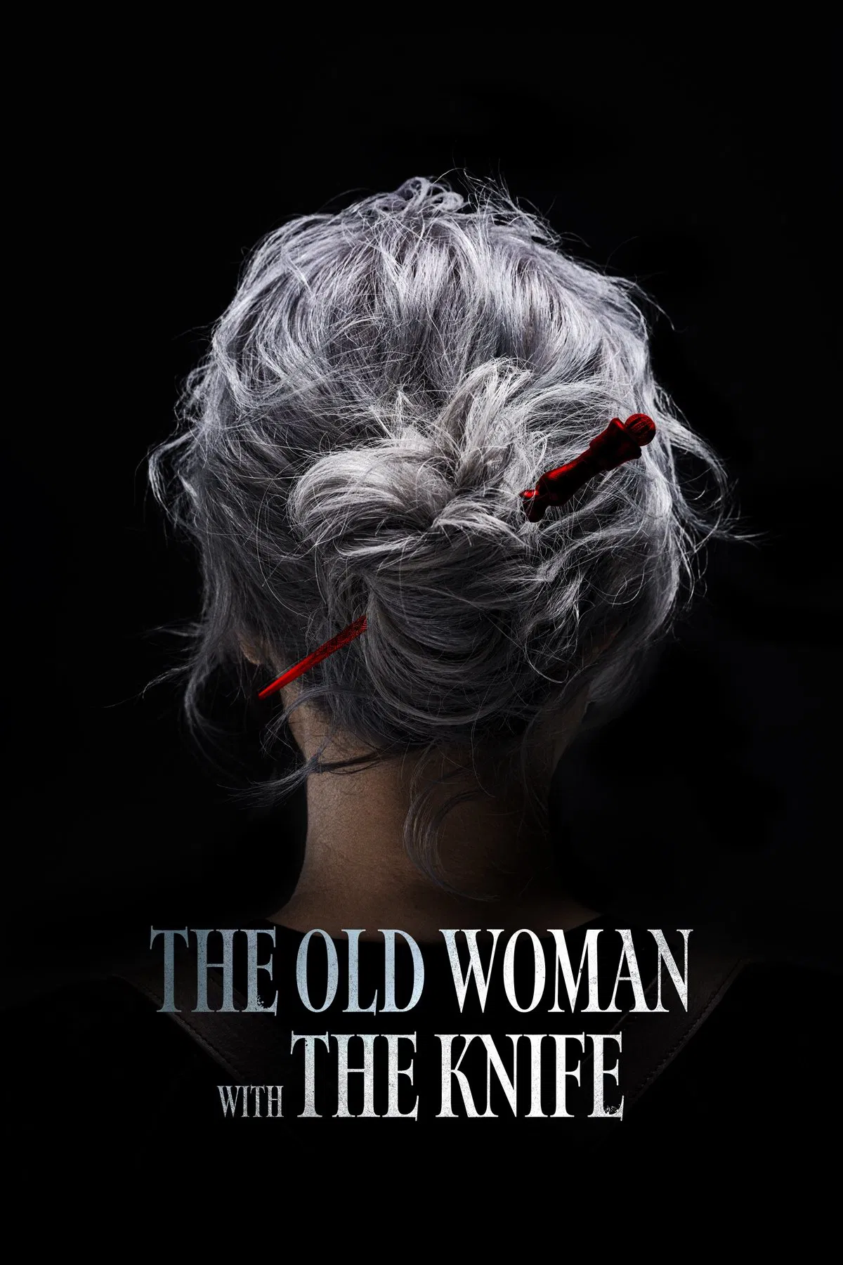 Poster chính thức của phim Phim Hành Động, Phim Bí Ẩn "Đại Mẫu" (The Old Woman with the Knife - 2025), với sự tham gia của diễn viên Lee Hye-young và Kim Sung-cheol.
