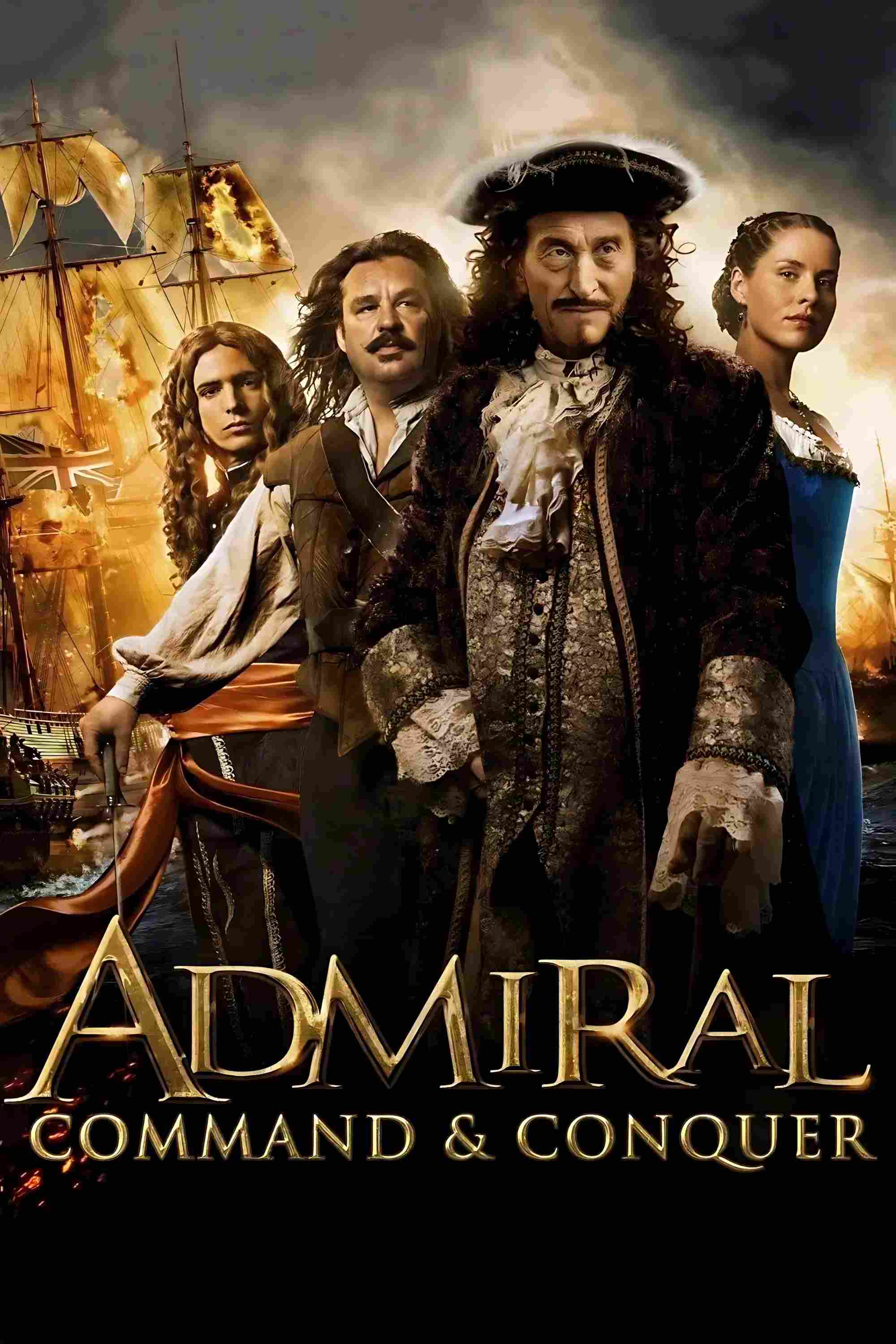 Poster chính thức của phim Phim Phiêu Lưu, Phim Tâm Lý "Đại Thủy Chiến" (Admiral - 2015), với sự tham gia của diễn viên Frank Lammers và Sanne Langelaar.