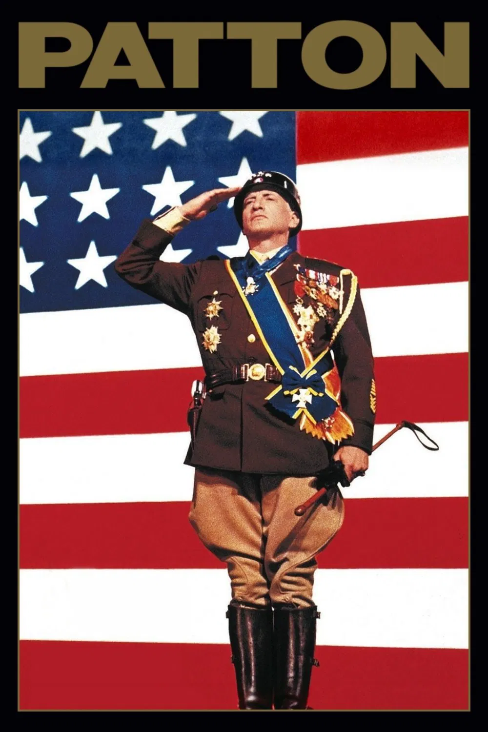 Poster chính thức của phim Phim Chiến Tranh, Phim Tâm Lý "Đại Tướng Patton" (Patton - 1970), với sự tham gia của diễn viên George C. Scott và Karl Malden.