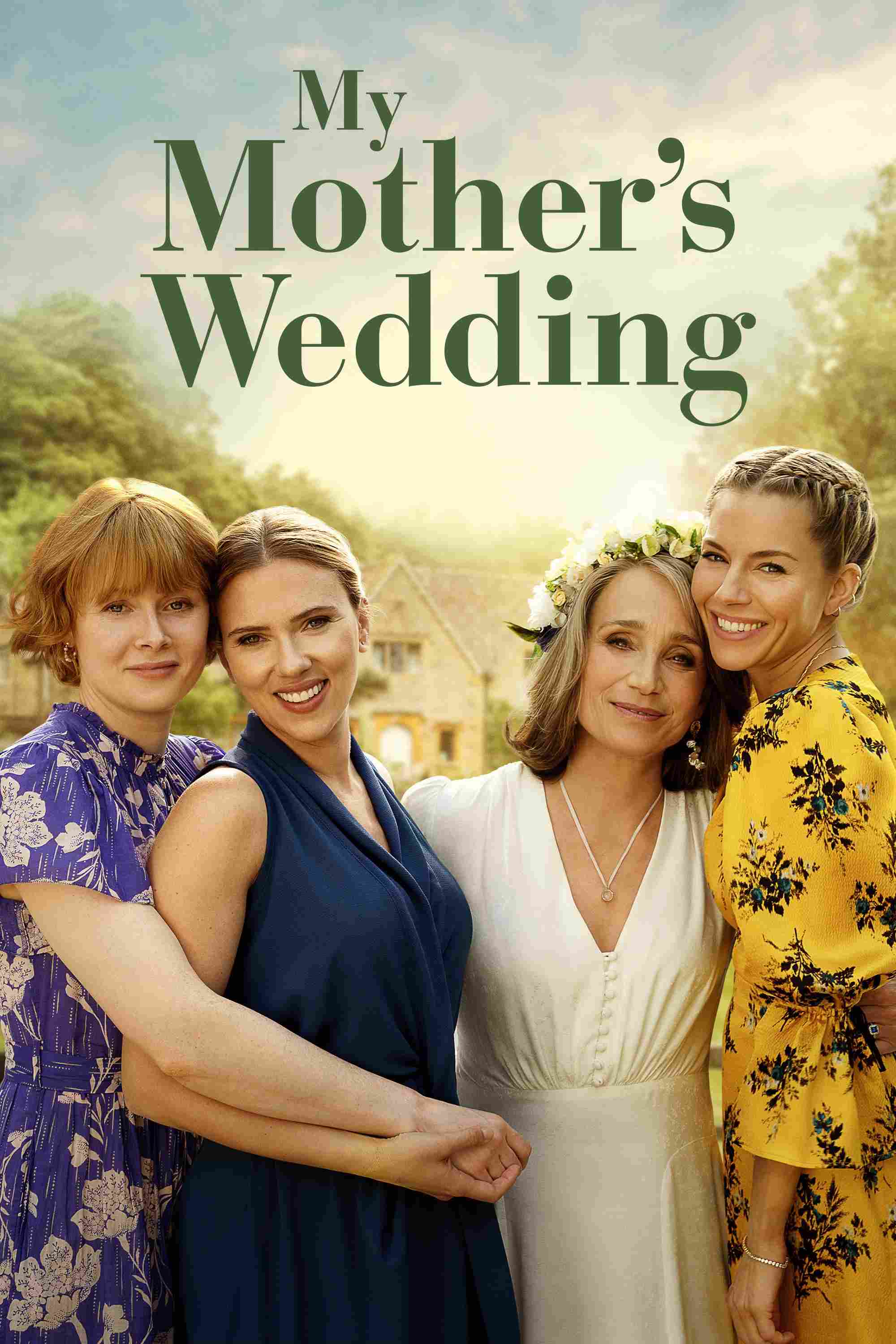 Poster chính thức của phim Phim Tâm Lý "Đám Cưới của Mẹ" (My Mother's Wedding - 2025), với sự tham gia của diễn viên Scarlett Johansson và Sienna Miller.