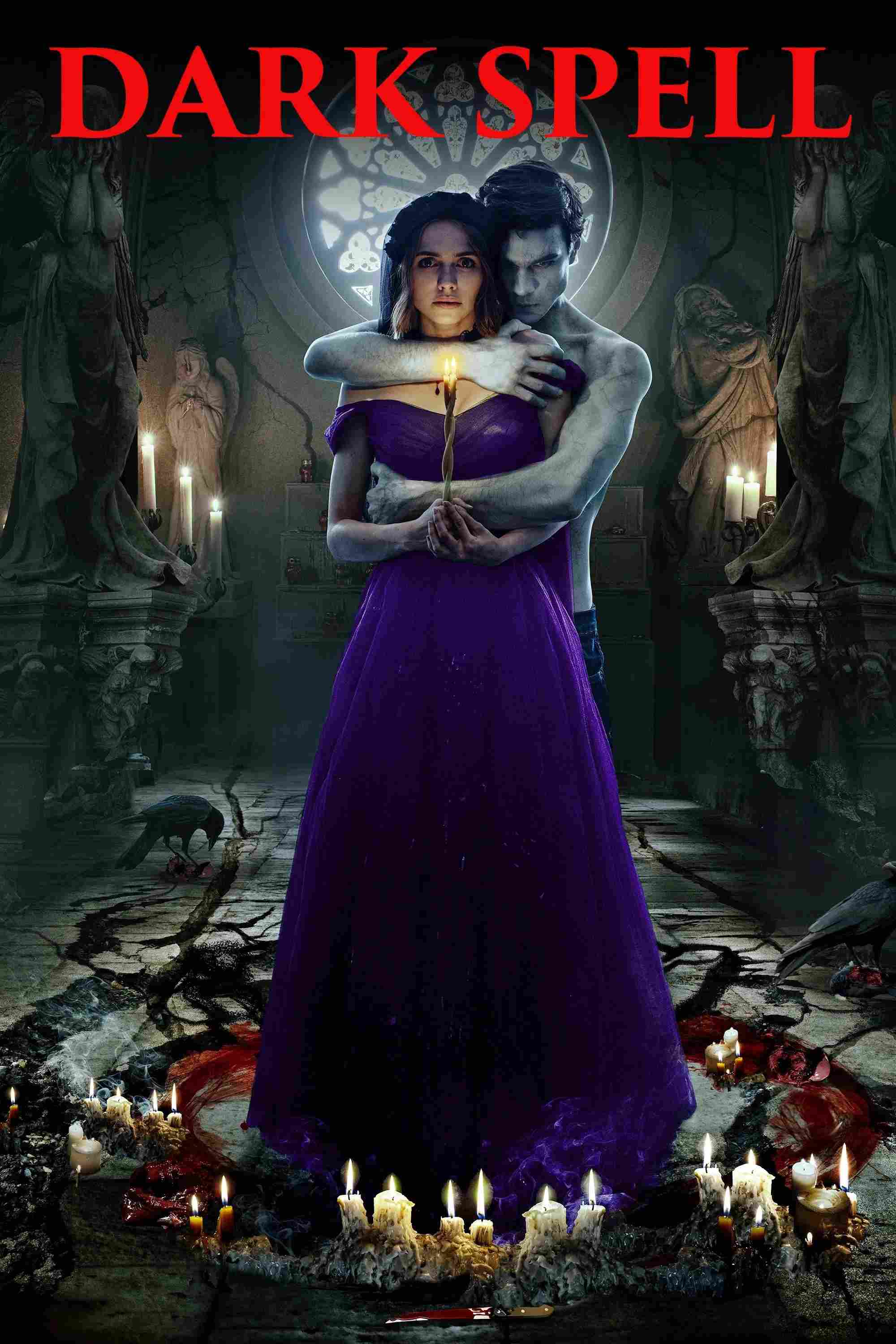 Poster chính thức của phim Phim Kinh Dị "Đám Cưới Đen" (Dark Spell - 2021), với sự tham gia của diễn viên Yana Enzhaeva và Konstantin Beloshapka.