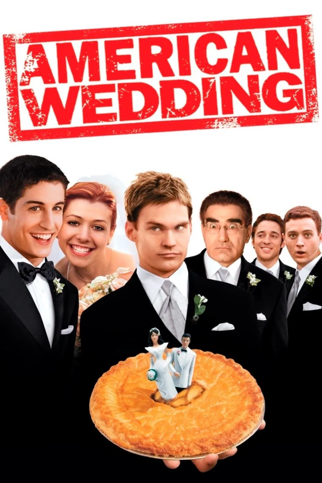 Poster chính thức của phim Phim Hài, Phim Tình Cảm "Đám Cưới Kiểu Mỹ" (American Wedding - 2003), với sự tham gia của diễn viên Jason Biggs và Seann William Scott.