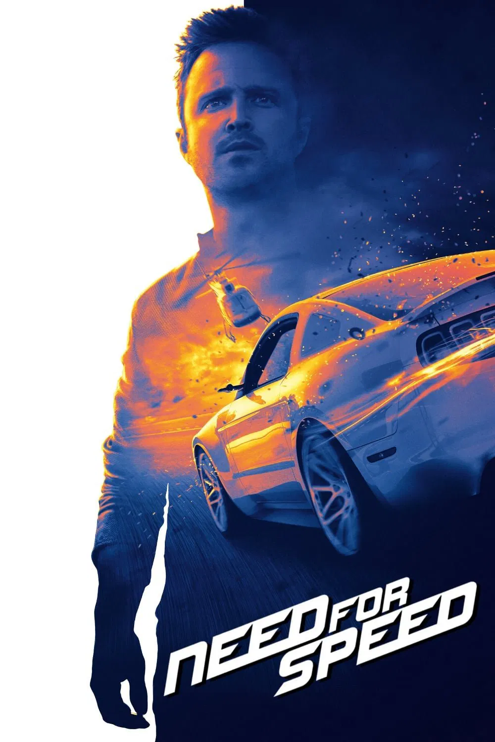 Poster chính thức của phim Phim Hành Động, Phim Hình Sự "Đam Mê Tốc Độ" (Need for Speed - 2014), với sự tham gia của diễn viên Aaron Paul và Dominic Cooper.