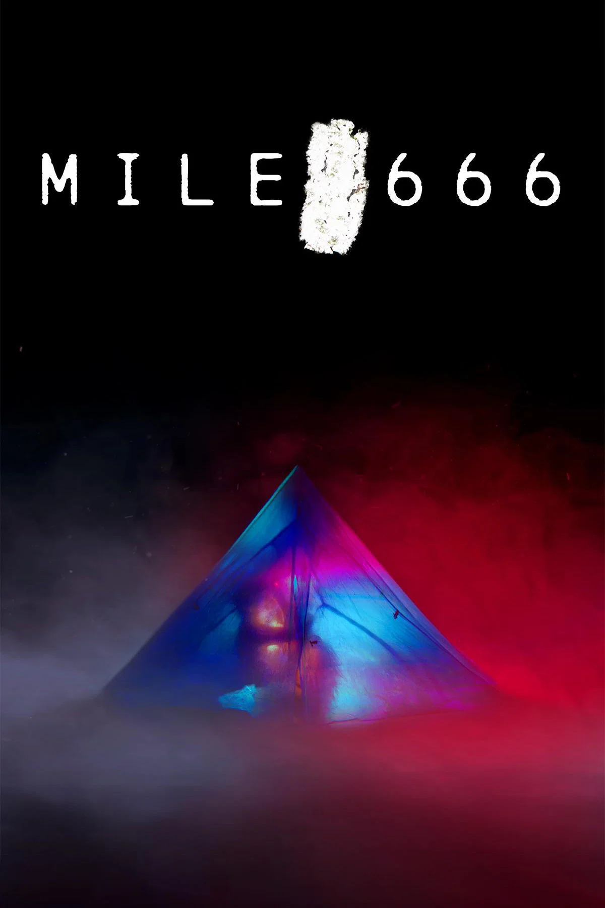 Poster chính thức của phim Phim Kinh Dị "Dặm thứ 666" (Mile 666 - 2025), với sự tham gia của diễn viên Gracie Gillam và Nat Zang.