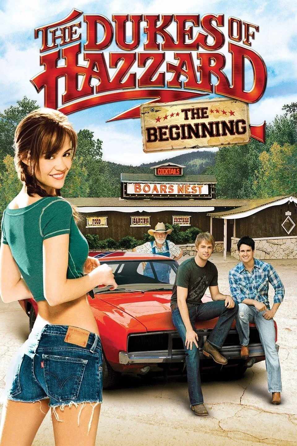 Poster chính thức của phim Phim Hành Động, Phim Phiêu Lưu "Dân Chơi Hazzard: Khởi Đầu" (The Dukes of Hazzard: The Beginning - 2007), với sự tham gia của diễn viên Jonathan Bennett và Randy Wayne.