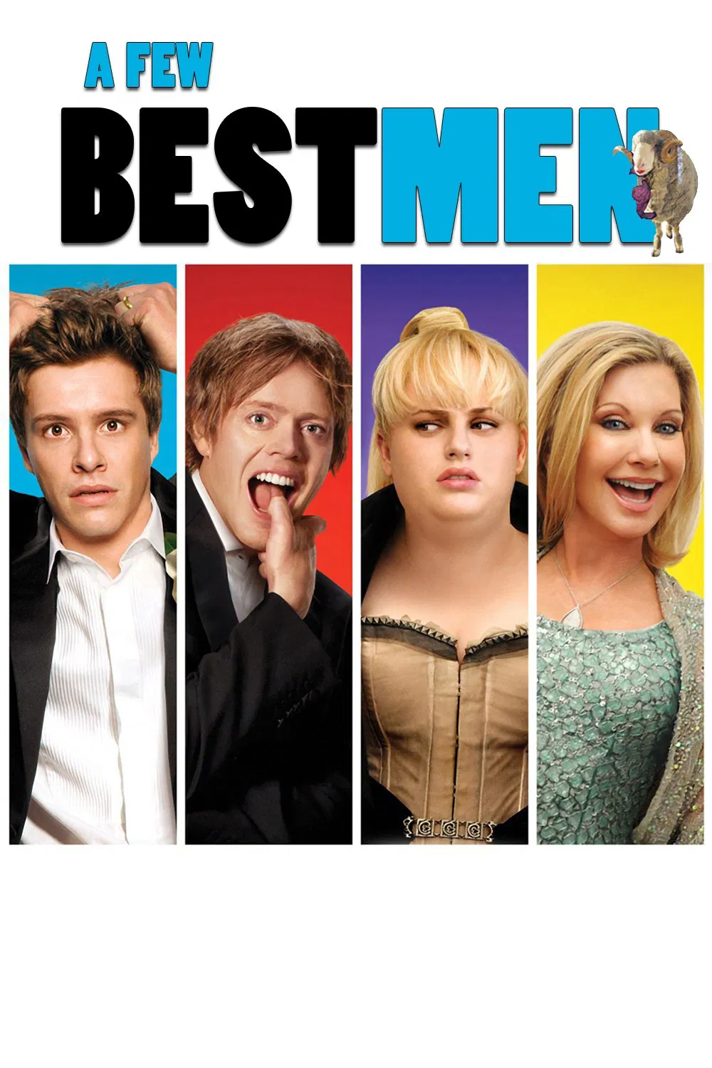 Poster chính thức của phim Phim Hài "Dân Chơi Kiểu Úc" (A Few Best Men - 2011), với sự tham gia của diễn viên Rebel Wilson và Xavier Samuel.