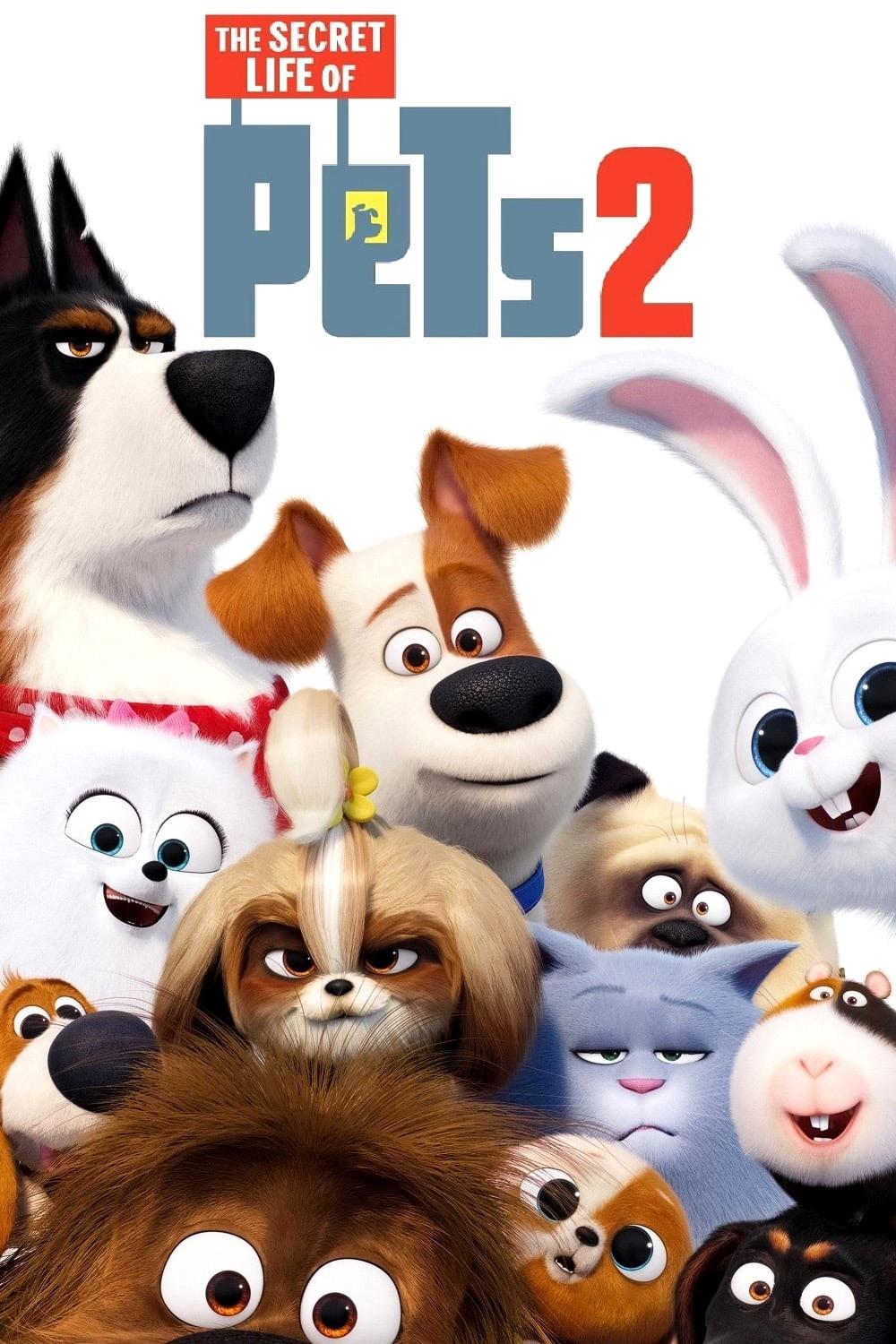 Poster chính thức của phim Phim Gia Đình, Phim Hài "Đẳng Cấp Thú Cưng 2" (The Secret Life of Pets 2 - 2019), với sự tham gia của diễn viên Patton Oswalt và Kevin Hart.