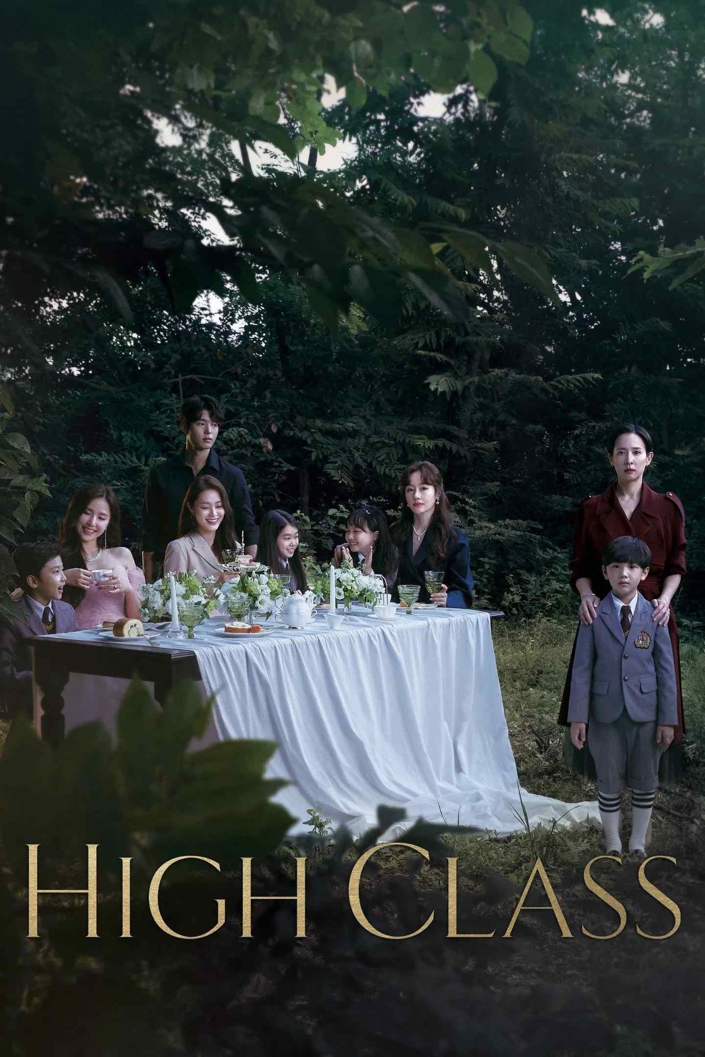 Poster chính thức của phim Phim Hình Sự, Phim Tâm Lý "Đẳng Cấp Thượng Lưu" (High Class - 2021), với sự tham gia của diễn viên Cho Yeo-jeong và Kim Ji-soo.