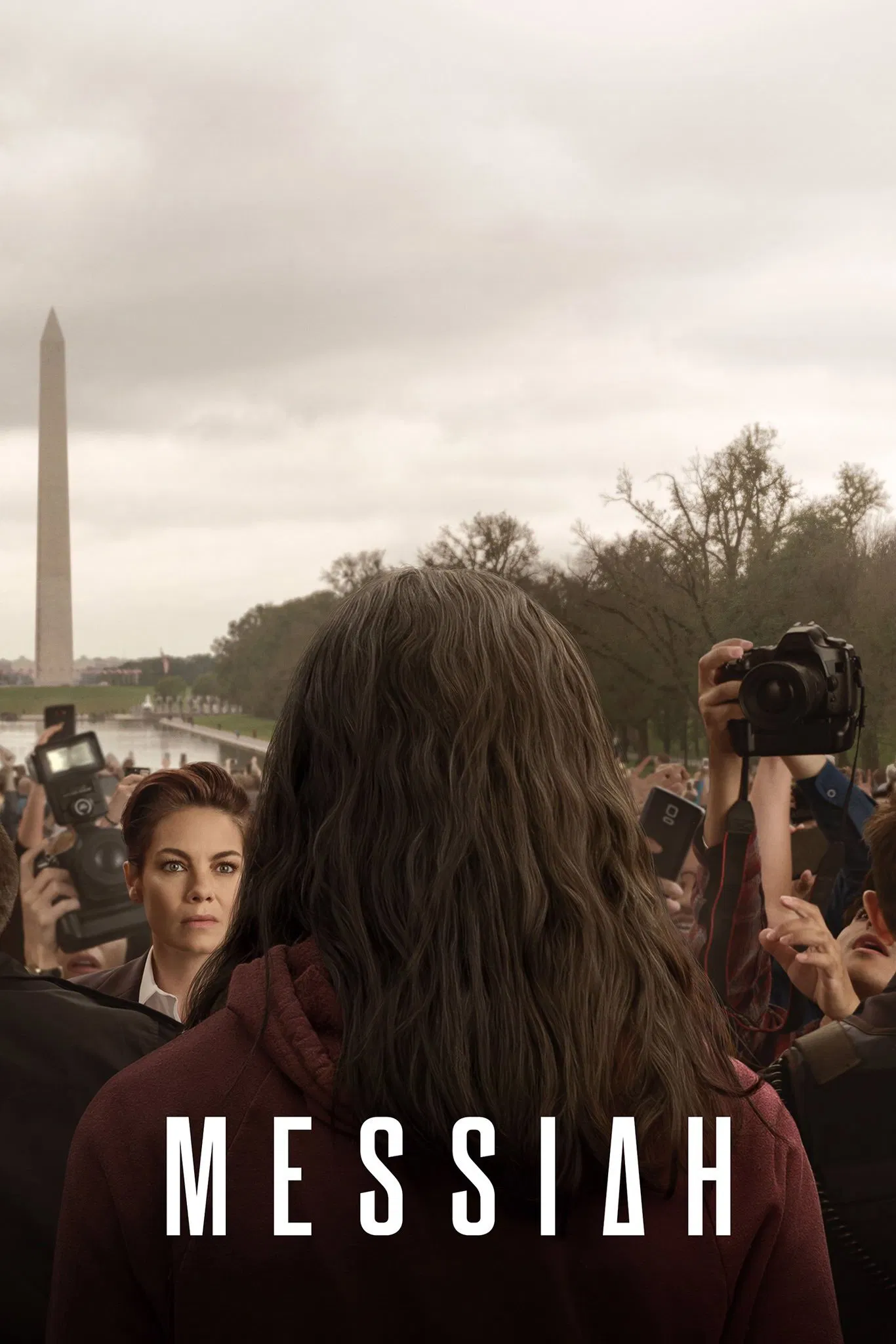 Poster chính thức của phim Phim Tâm Lý "Đấng Messiah" (Messiah - 2020), với sự tham gia của diễn viên Mehdi Dehbi và Michelle Monaghan.