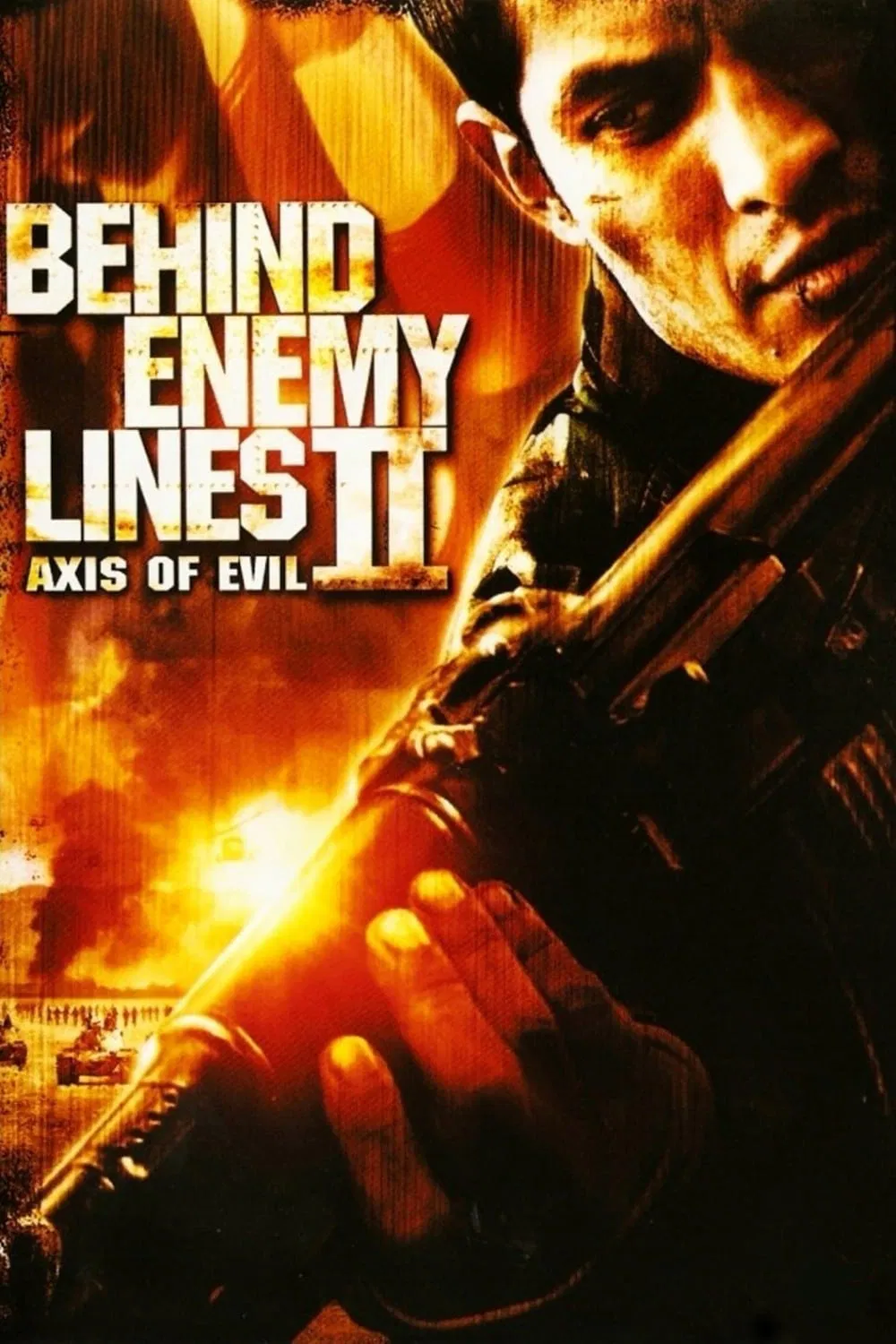 Poster chính thức của phim Phim Hành Động, Phim Phiêu Lưu "Đằng Sau Chiến Tuyến 2: Trục Quỷ" (Behind Enemy Lines II: Axis of Evil - 2006), với sự tham gia của diễn viên Matt Bushell và Denis Arndt.