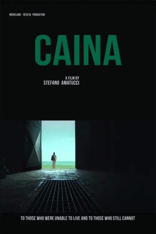 Poster chính thức của phim Phim Tâm Lý, Phim Hình Sự "Đánh Cược Mạng Sống" (Caina - 2020), với sự tham gia của diễn viên Luisa Amatucci và Isa Danieli.