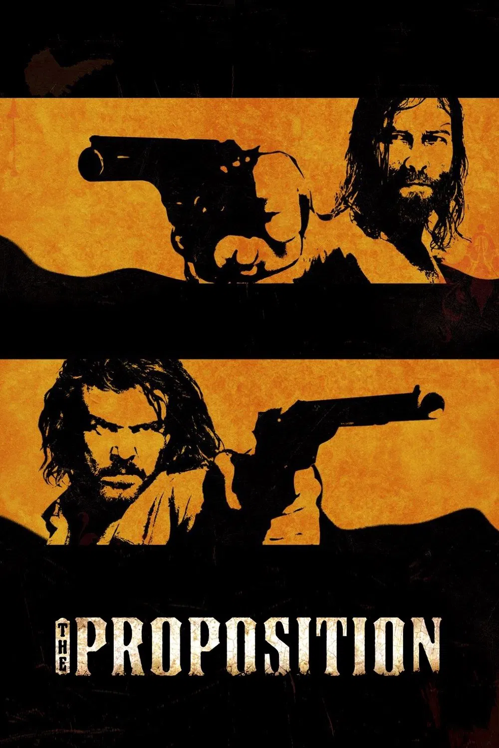 Poster chính thức của phim Phim Hành Động, Phim Phiêu Lưu "Đánh Đổi Tự Do" (The Proposition - 2005), với sự tham gia của diễn viên Guy Pearce và Ray Winstone.