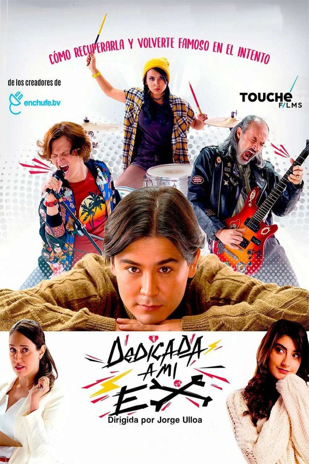 Poster chính thức của phim Phim Tâm Lý, Phim Hài "Dành riêng cho người yêu cũ của tôi" (Dedicated to my ex - 2019), với sự tham gia của diễn viên Raúl Santana và Nataly Valencia.