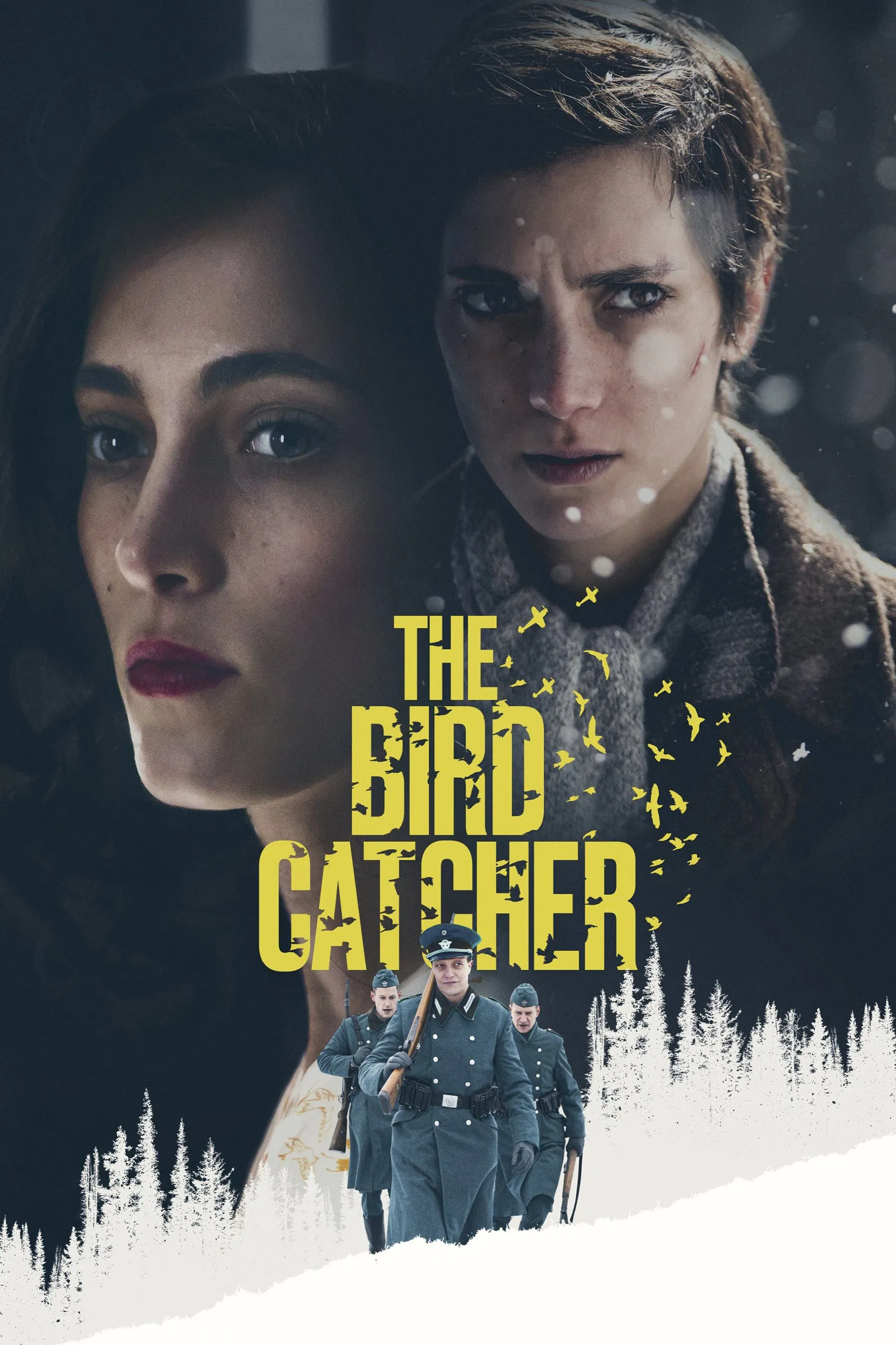 Poster chính thức của phim Phim Tâm Lý, Phim Giật Gân "Danh Tính Thật" (The Birdcatcher - 2019), với sự tham gia của diễn viên Sarah-Sofie Boussnina và Arthur Hakalahti.