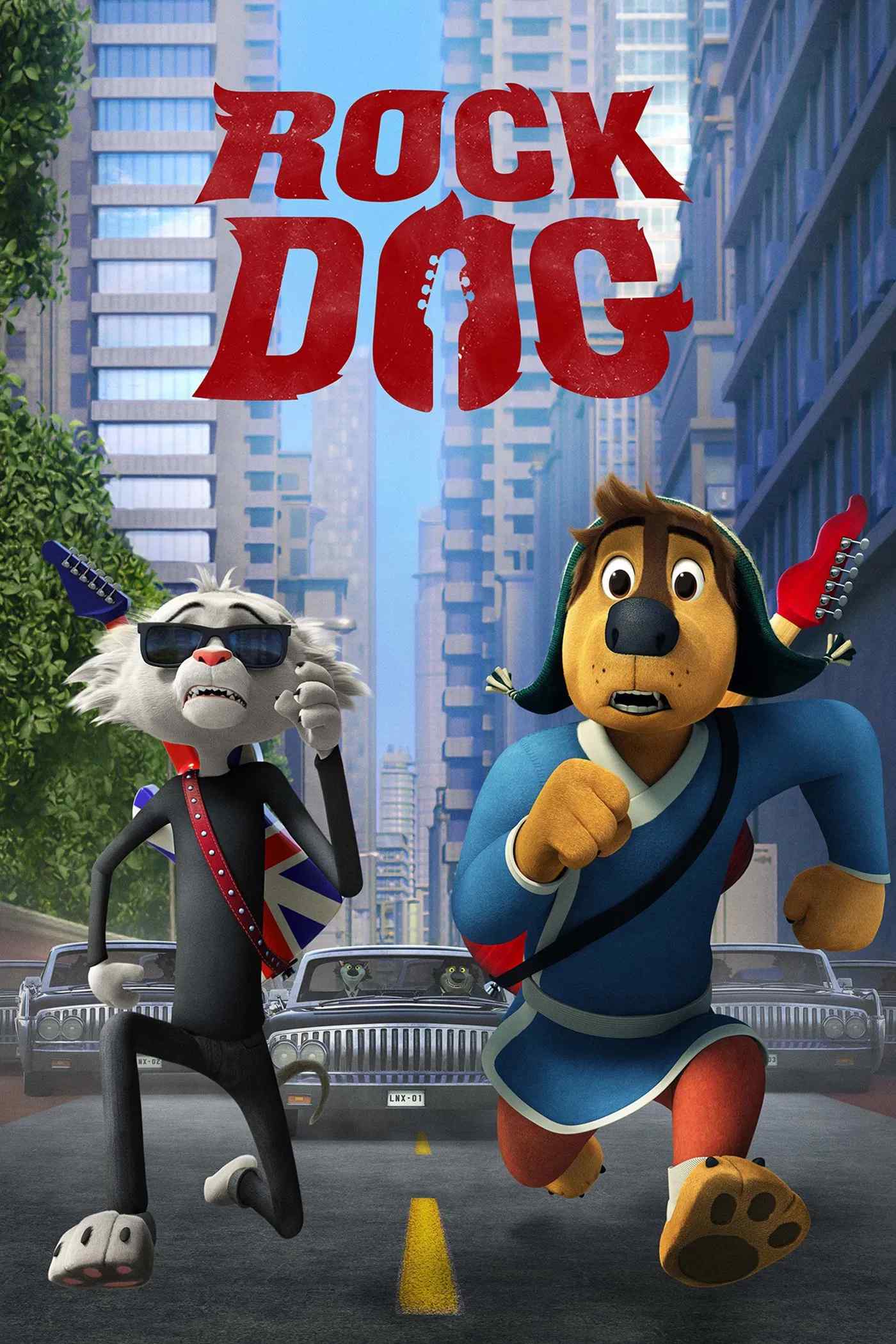 Poster chính thức của phim Phim Hoạt Hình, Phim Phiêu Lưu "Dao Cổn Tàng Ngao" (Rock Dog - 2016), với sự tham gia của diễn viên Luke Wilson và Eddie Izzard.