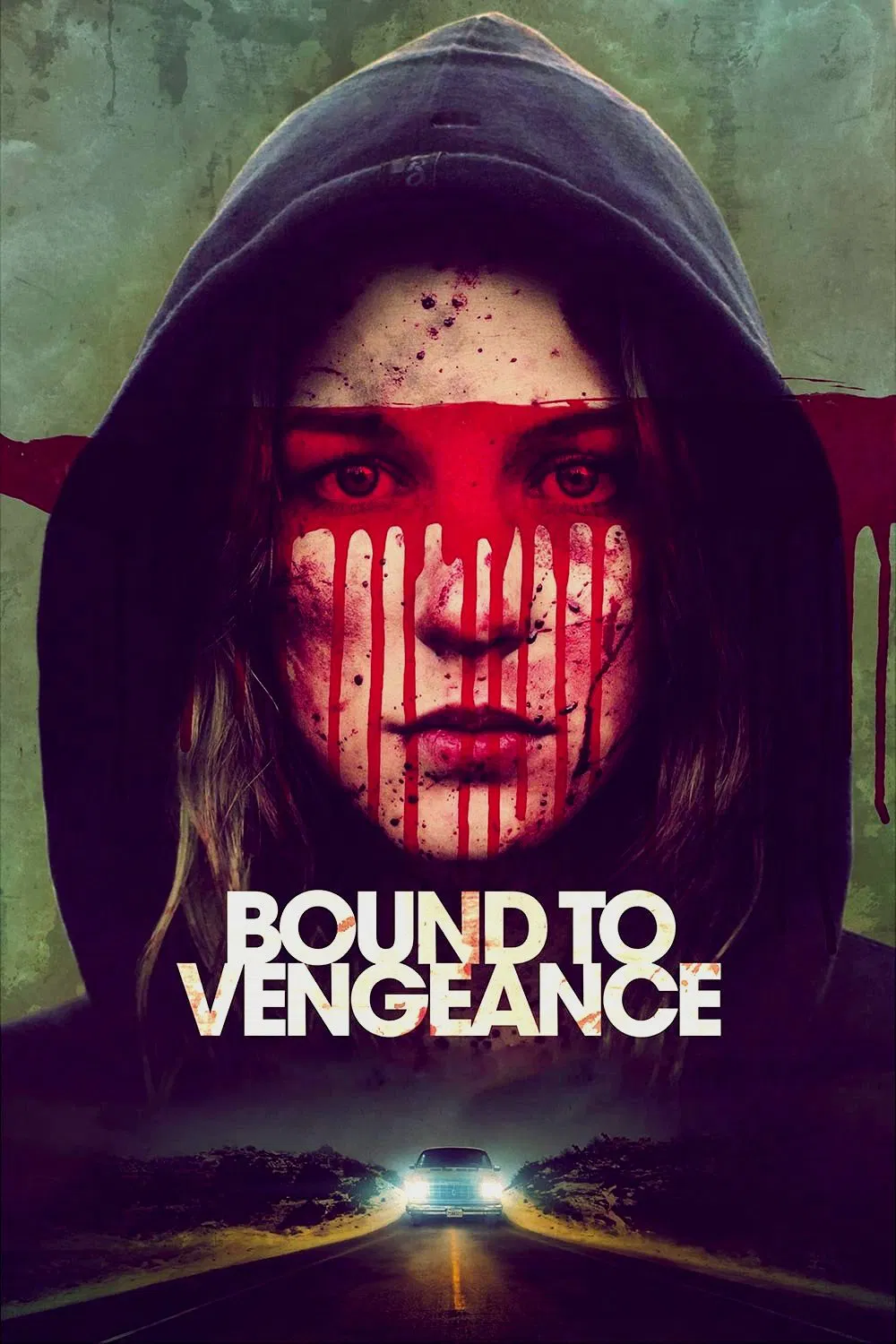 Poster chính thức của phim Phim Giật Gân, Phim Kinh Dị "Đảo Ngược Tình Thế" (Bound to Vengeance - 2015), với sự tham gia của diễn viên Tina Ivlev và Richard Tyson.