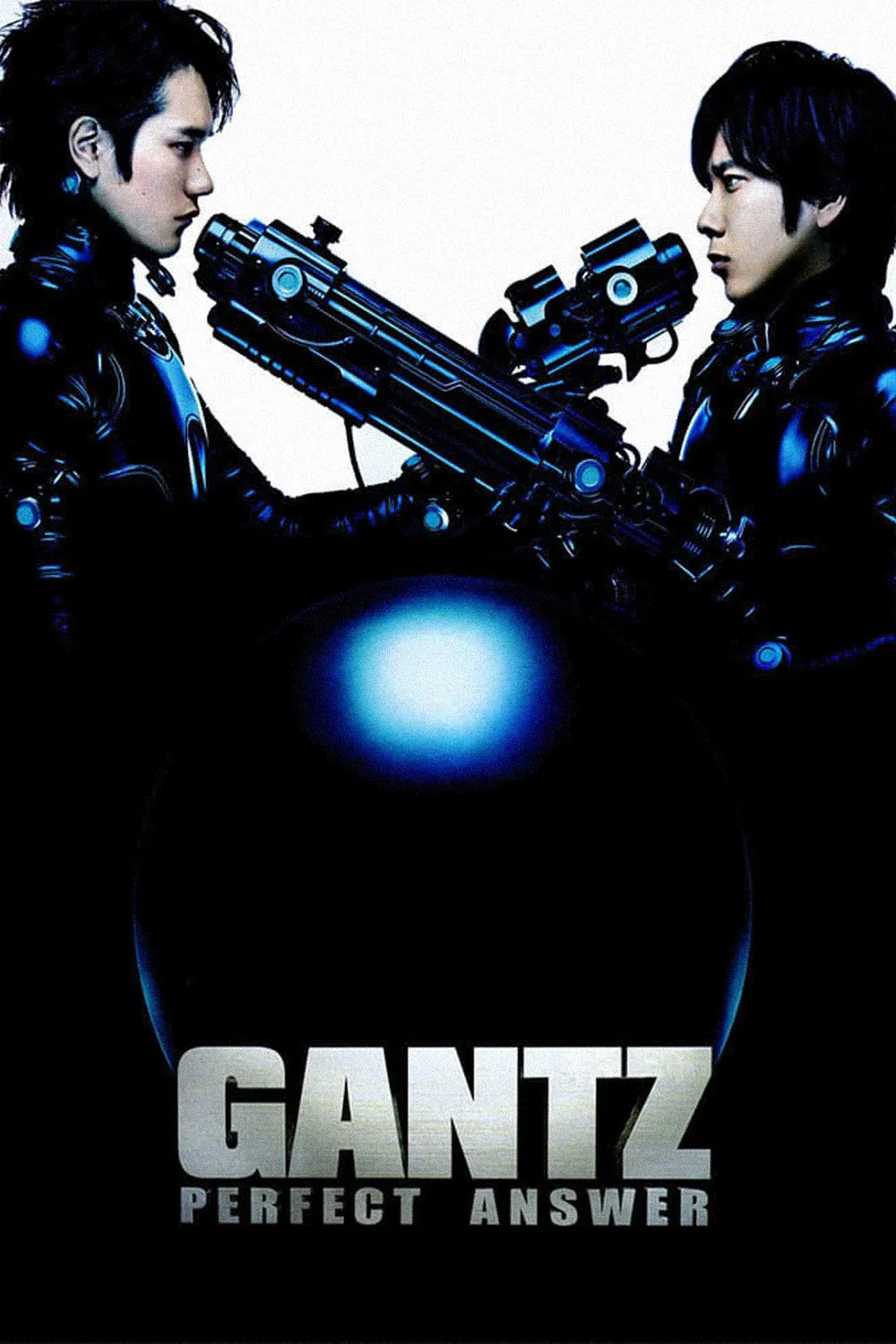 Poster chính thức của phim Phim Hành Động, Phim Bí Ẩn "Đáp Án Hoàn Hảo" (Gantz: Perfect Answer - 2011), với sự tham gia của diễn viên Kazunari Ninomiya và Kenichi Matsuyama.