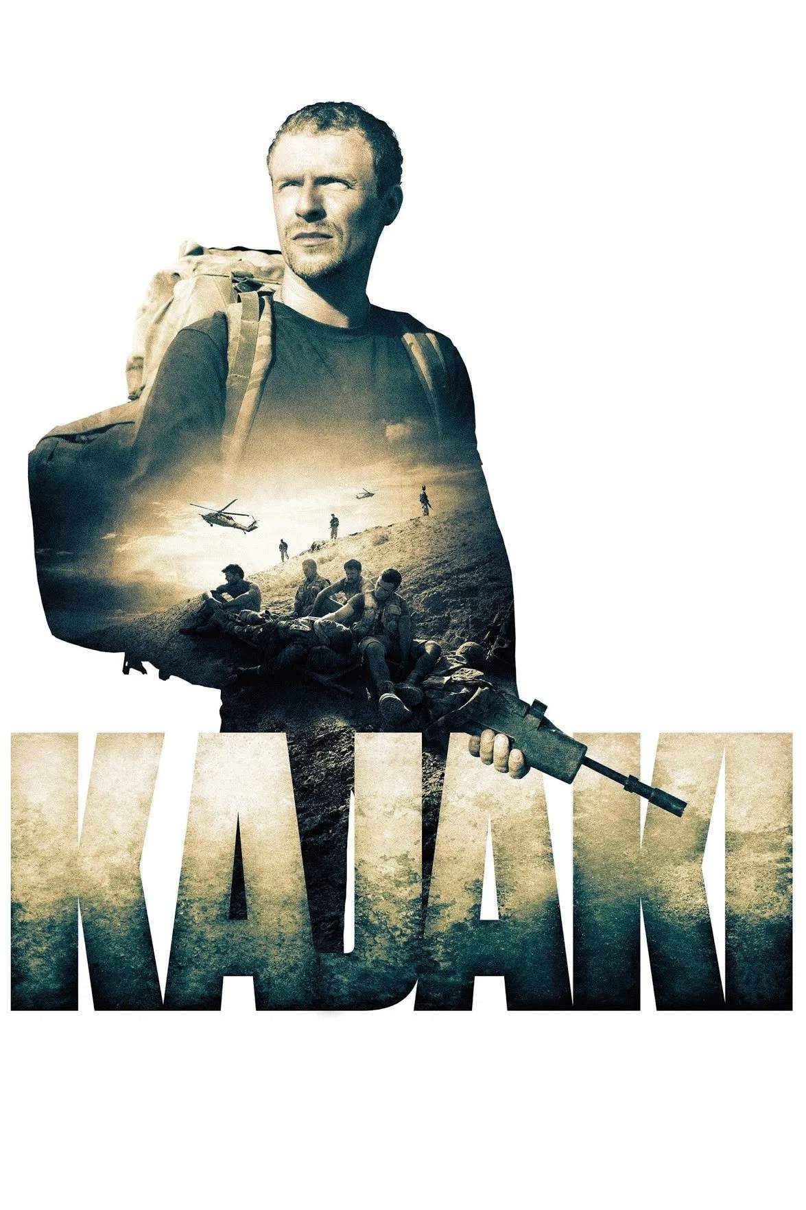 Poster chính thức của phim Phim Giật Gân, Phim Chiến Tranh "Đập Nước Kajaki" (Kajaki - 2014), với sự tham gia của diễn viên Mark Stanley và Malachi Kirby.