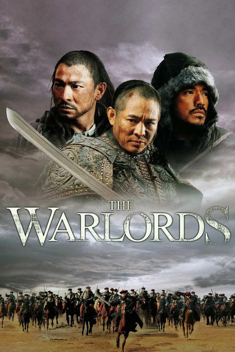 Poster chính thức của phim Phim Hành Động, Phim Tâm Lý "Đầu Danh Trạng" (The Warlords - 2007), với sự tham gia của diễn viên Lý Liên Kiệt và Lưu Đức Hoa.