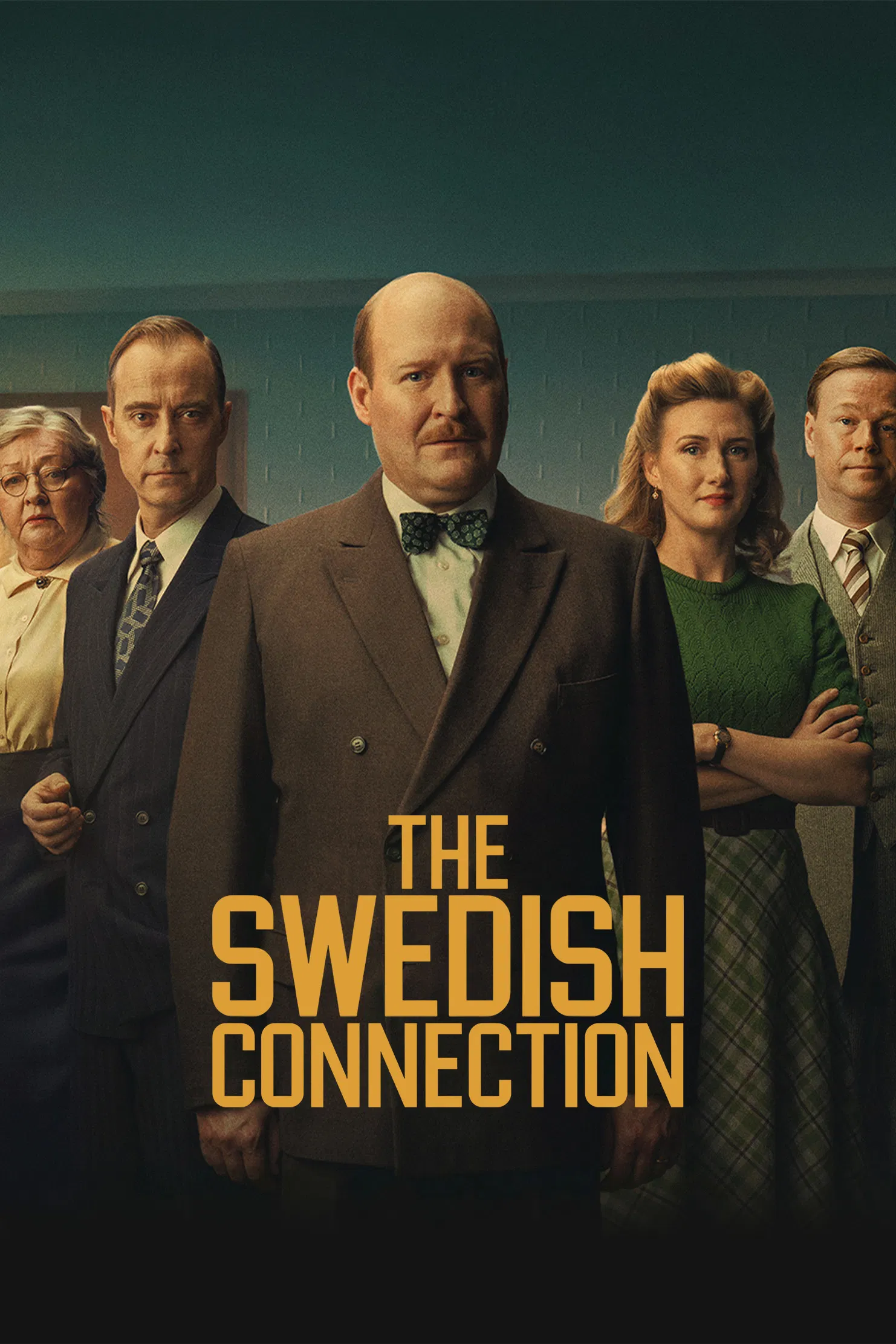 Poster chính thức của phim Phim Tâm Lý, Phim Lịch Sử "Đầu Mối Thụy Điển" (The Swedish Connection - 2026), với sự tham gia của diễn viên Henrik Dorsin và Sissela Benn.