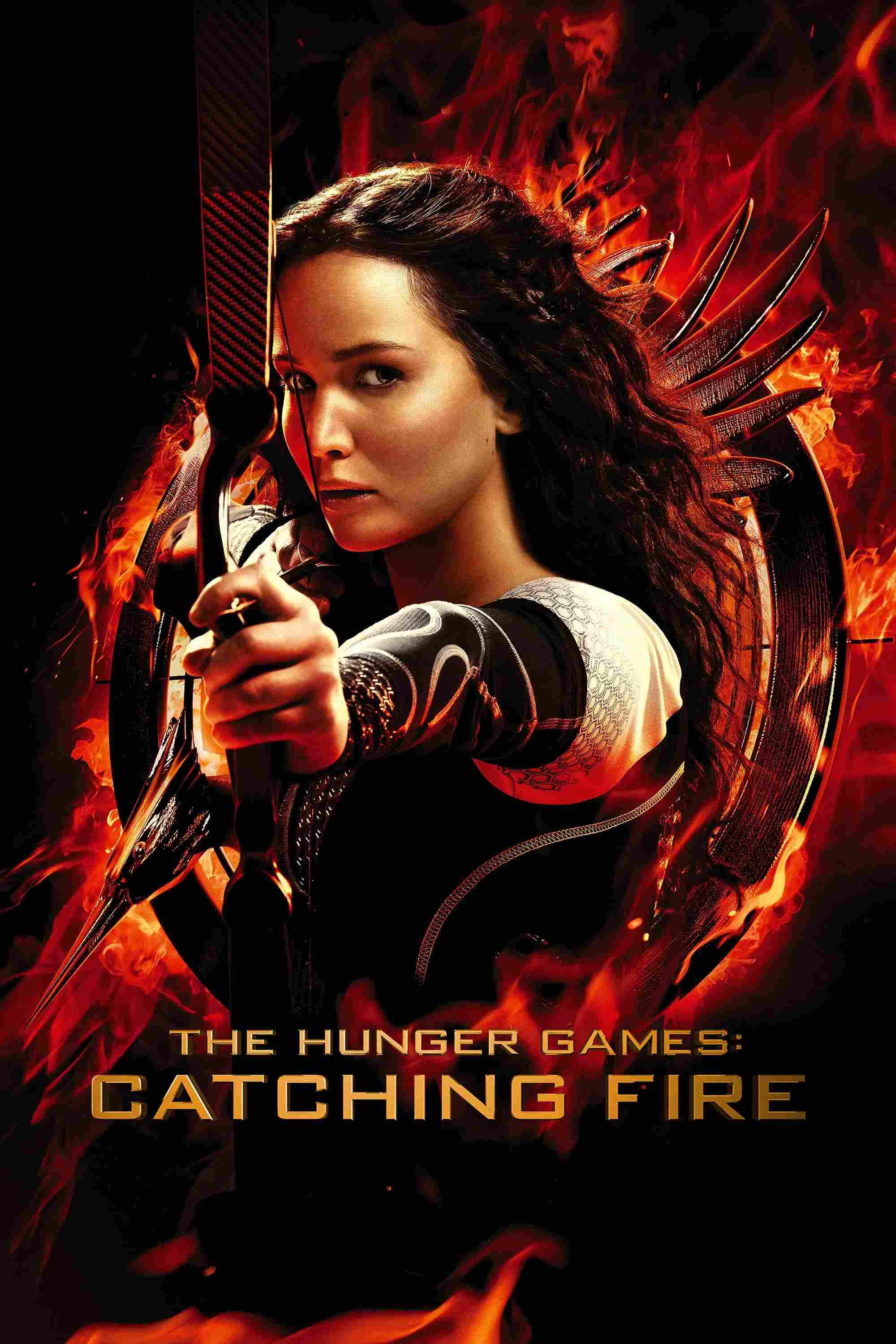 Poster chính thức của phim Phim Phiêu Lưu, Phim Hành Động "Đấu trường sinh tử: Bắt lửa" (The Hunger Games: Catching Fire - 2013), với sự tham gia của diễn viên Jennifer Lawrence và Josh Hutcherson.