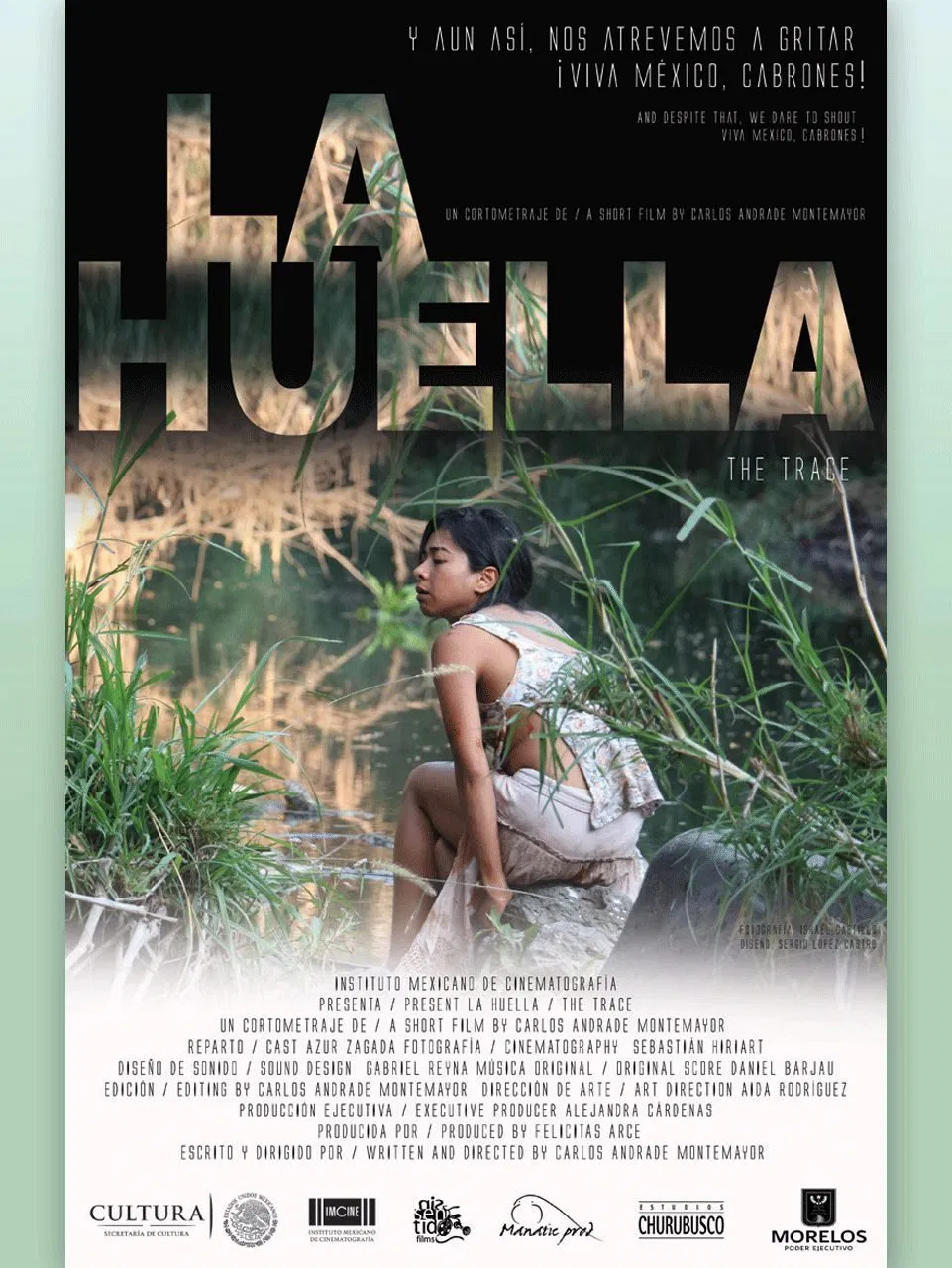 Poster chính thức của phim "Dấu Vết" (The Trace - 2017), với sự tham gia của diễn viên Asur Zagada.
