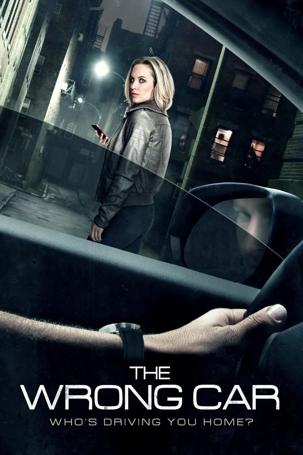 Poster chính thức của phim Phim Giật Gân, Phim Truyền Hình "Dấu Vết Trong Xe Hơi" (The Wrong Car - 2016), với sự tham gia của diễn viên Danielle Savre và Jackson Davis.