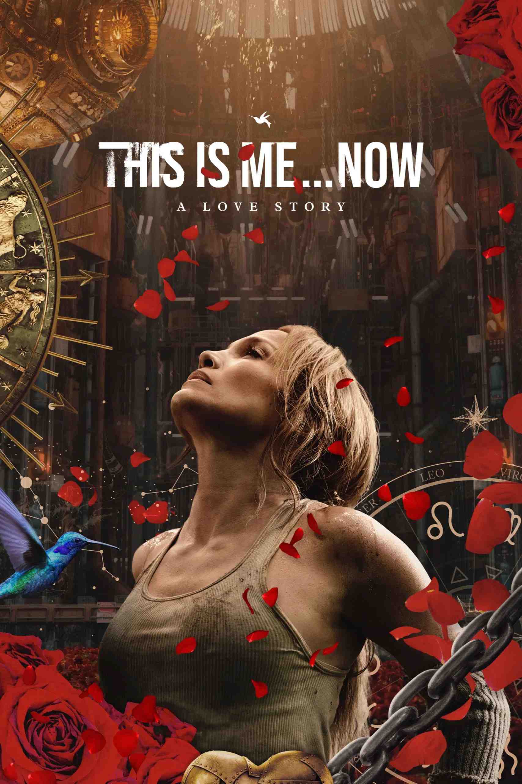 Poster chính thức của phim Phim Tâm Lý, Phim Ca Nhạc "Đây Chính Là Tôi...Hiện Tại" (This Is Me…Now - 2024), với sự tham gia của diễn viên Jennifer Lopez và Ben Affleck.