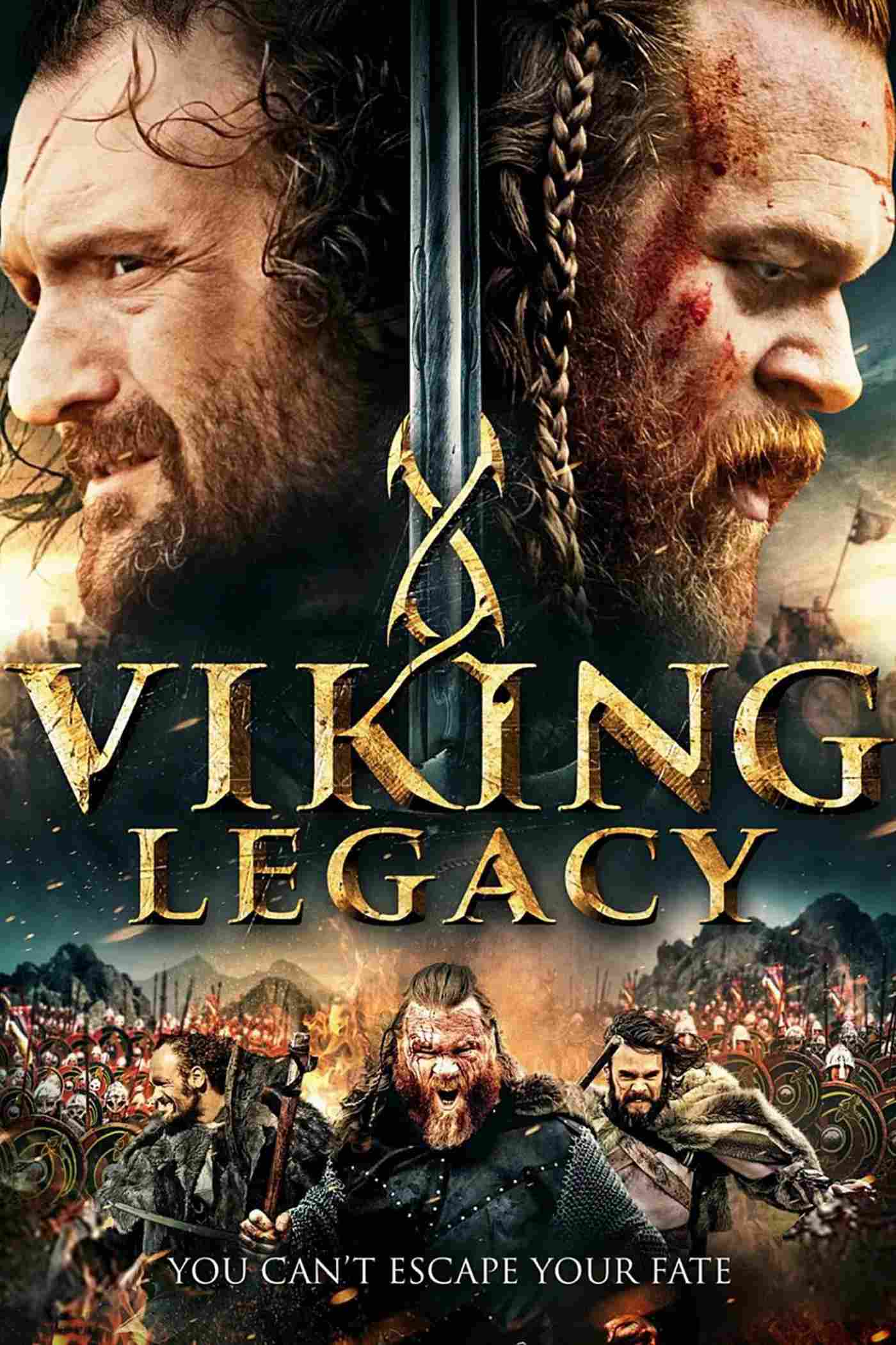 Poster chính thức của phim Phim Hành Động, Phim Phiêu Lưu "Đế Chế Tàn Bạo" (Viking Legacy - 2016), với sự tham gia của diễn viên Abbie Hirst và Liam Dascombe.