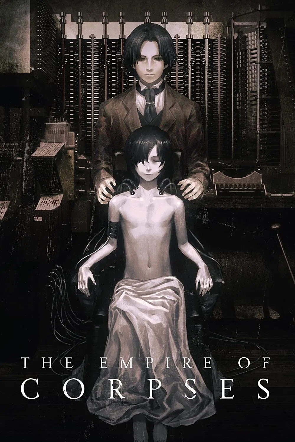 Poster chính thức của phim Phim Hoạt Hình, Phim Kinh Dị "Đế Quốc Xác Sống" (The Empire of Corpses - 2015), với sự tham gia của diễn viên Yoshimasa Hosoya và Ayumu Murase.
