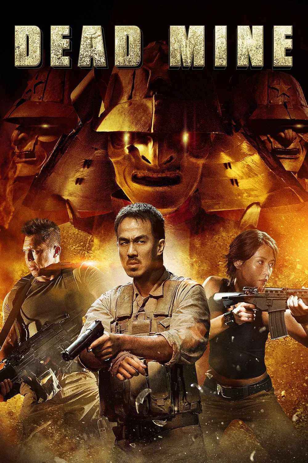 Poster chính thức của phim Phim Hành Động, Phim Kinh Dị "Dead Mine" (Dead Mine - 2012), với sự tham gia của diễn viên Miki Mizuno và Sam Hazeldine.