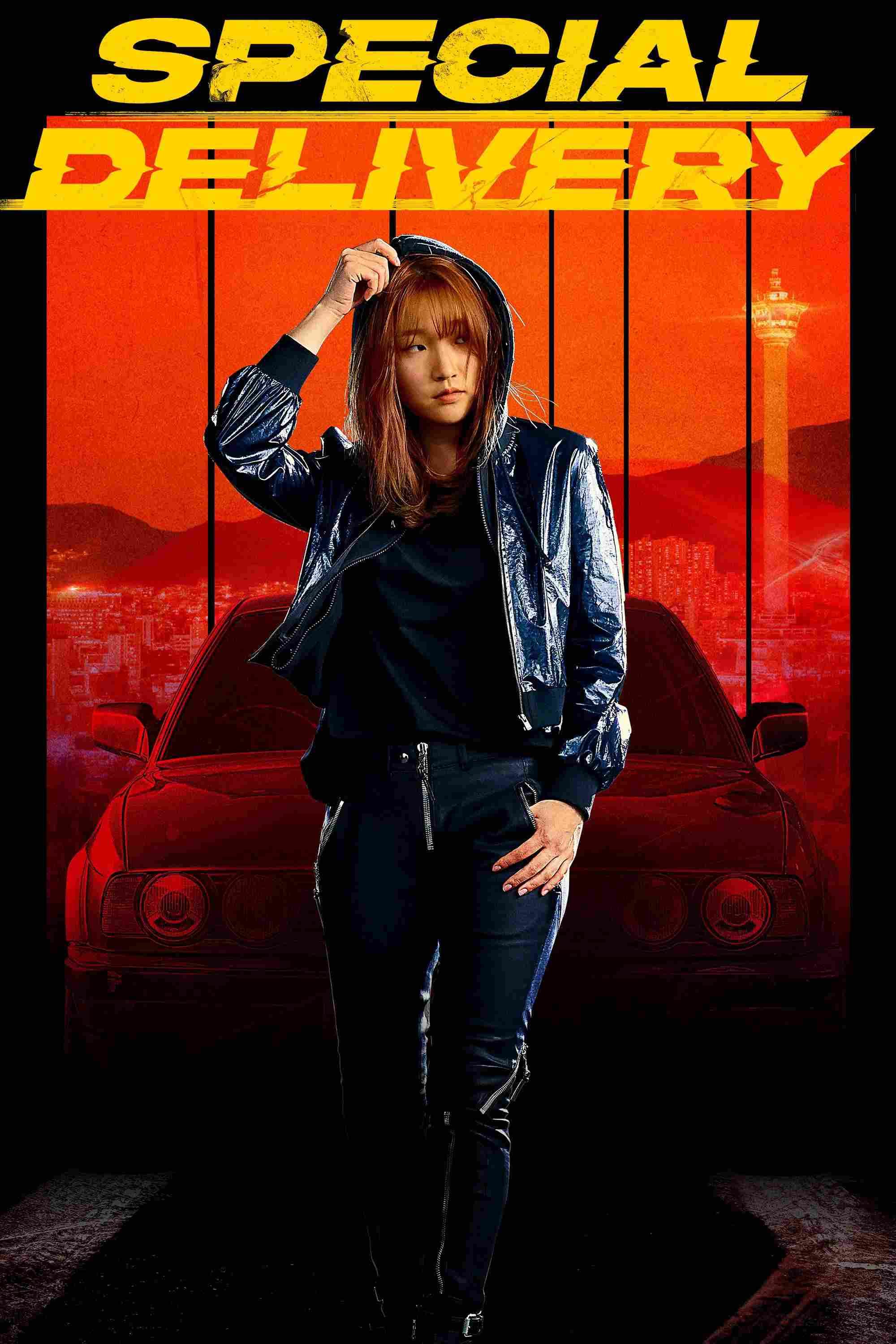 Poster chính thức của phim Phim Hành Động, Phim Hình Sự "Deliverance" (Special Delivery - 2022), với sự tham gia của diễn viên Park So-dam và Kim Eui-sung.
