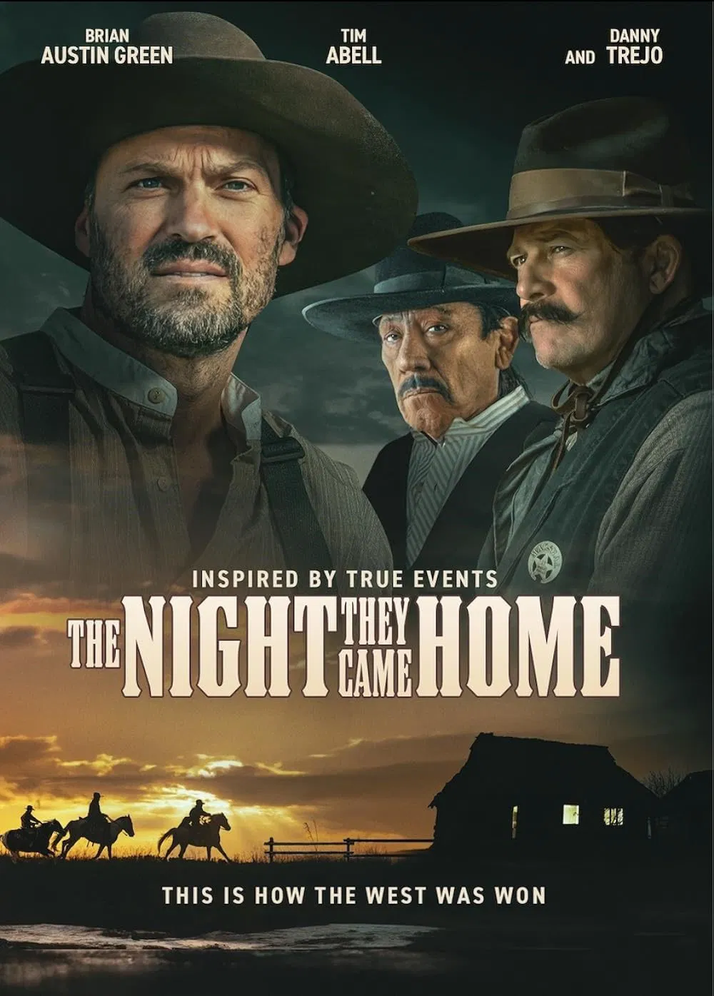Poster chính thức của phim Phim Miền Tây, Phim Giật Gân "Đêm Họ Trở Về" (The Night They Came Home - 2024), với sự tham gia của diễn viên Brian Austin Green và Tim Abell.