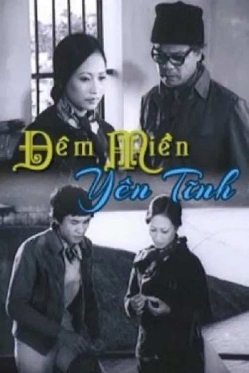Poster chính thức của phim Phim Tâm Lý "Đêm Miền Yên Tĩnh" (Quiet Night - 1984), với sự tham gia của diễn viên Như Quỳnh và Bùi Bài Bình.