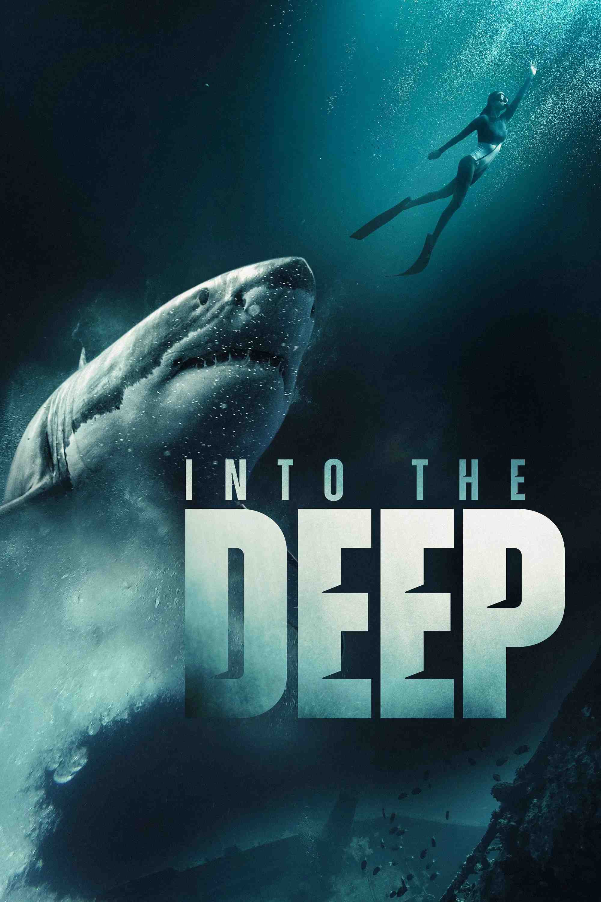 Poster chính thức của phim Phim Kinh Dị, Phim Hành Động "Đến Nơi Sâu Thẳm" (Into the Deep - 2025), với sự tham gia của diễn viên Scout Taylor-Compton và Richard Dreyfuss.