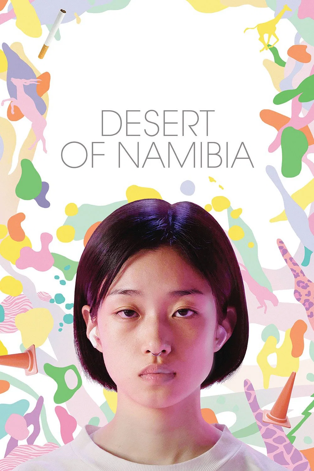 Poster chính thức của phim Phim Tâm Lý "Desert of Namibia" (Desert of Namibia - 2024), với sự tham gia của diễn viên Yuumi Kawai và Daichi Kaneko.