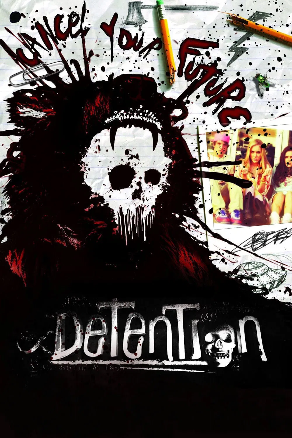 Poster chính thức của phim Phim Kinh Dị, Phim Hài "Detention" (Detention - 2012), với sự tham gia của diễn viên Shanley Caswell và Josh Hutcherson.