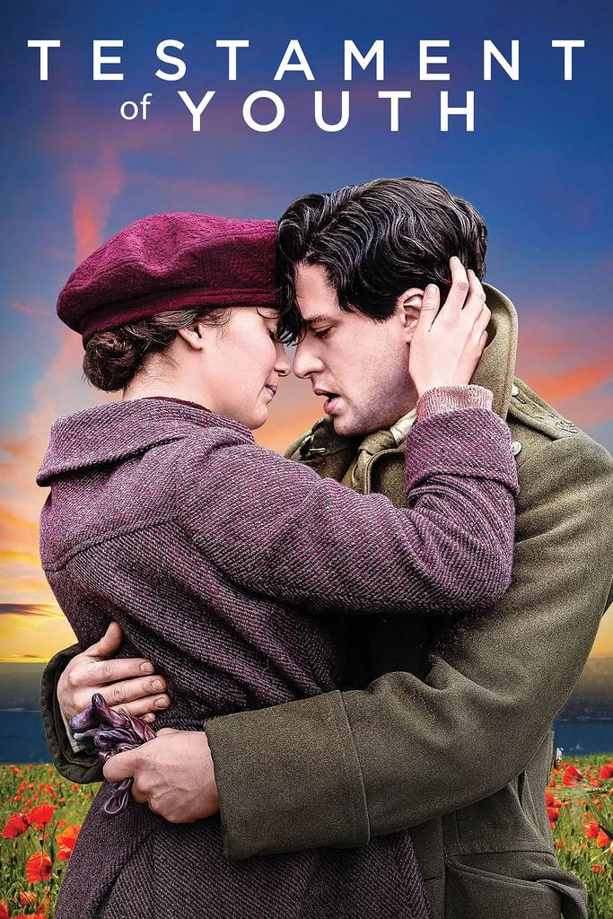 Poster chính thức của phim Phim Lịch Sử, Phim Tâm Lý "Di Chúc Tuổi Trẻ" (Testament of Youth - 2015), với sự tham gia của diễn viên Alicia Vikander và Kit Harington.