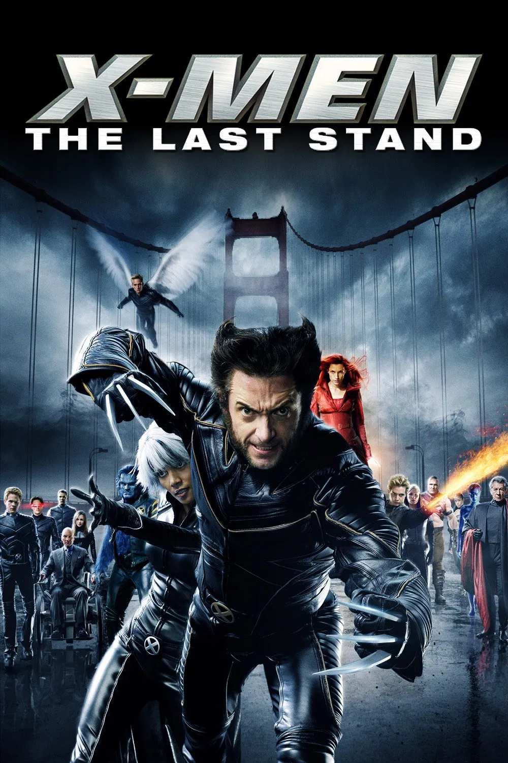 Poster chính thức của phim Phim Phiêu Lưu, Phim Hành Động "Dị Nhân 3 Phán Quyết Cuối Cùng" (X-Men: The Last Stand - 2006), với sự tham gia của diễn viên Hugh Jackman và Patrick Stewart.