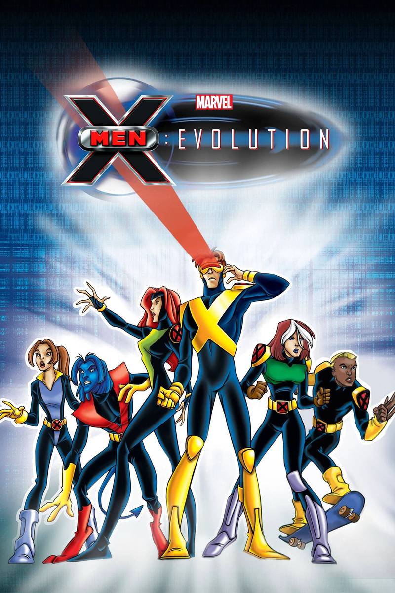 Poster chính thức của phim Phim Thiếu Nhi, Phim Hoạt Hình "Dị nhân" (X-Men: Evolution - 2000), với sự tham gia của diễn viên Kirby Morrow và Venus Terzo.