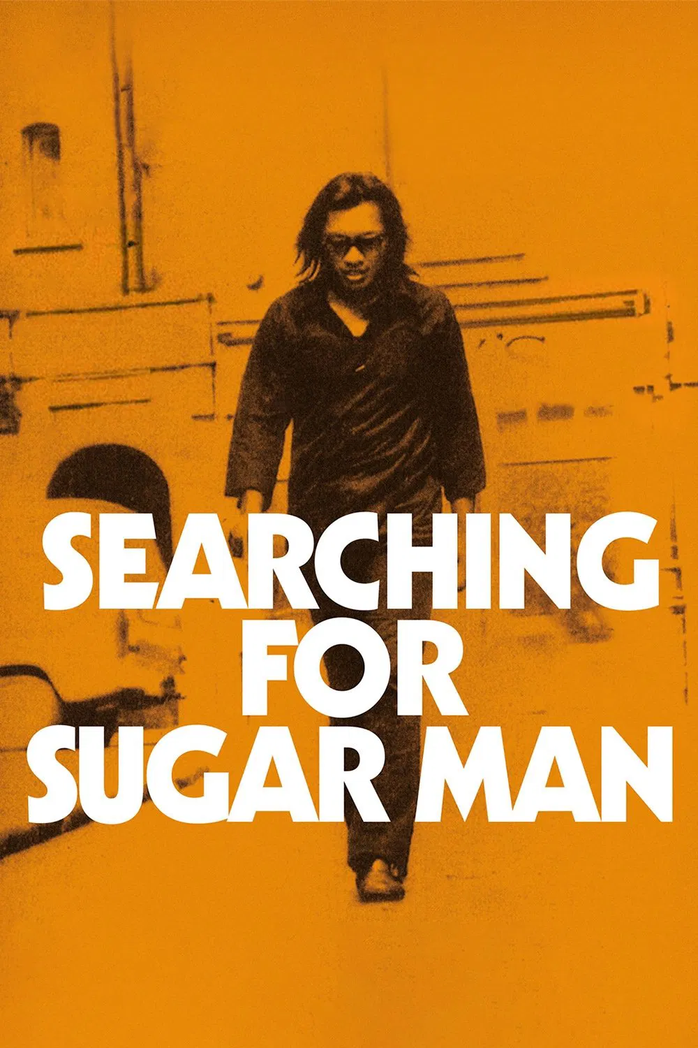 Poster chính thức của phim Phim Ca Nhạc, Phim Tài Liệu "Đi tìm người đàn ông ngọt ngào" (Searching for Sugar Man - 2012), với sự tham gia của diễn viên Stephen Segerman và Rodriguez.