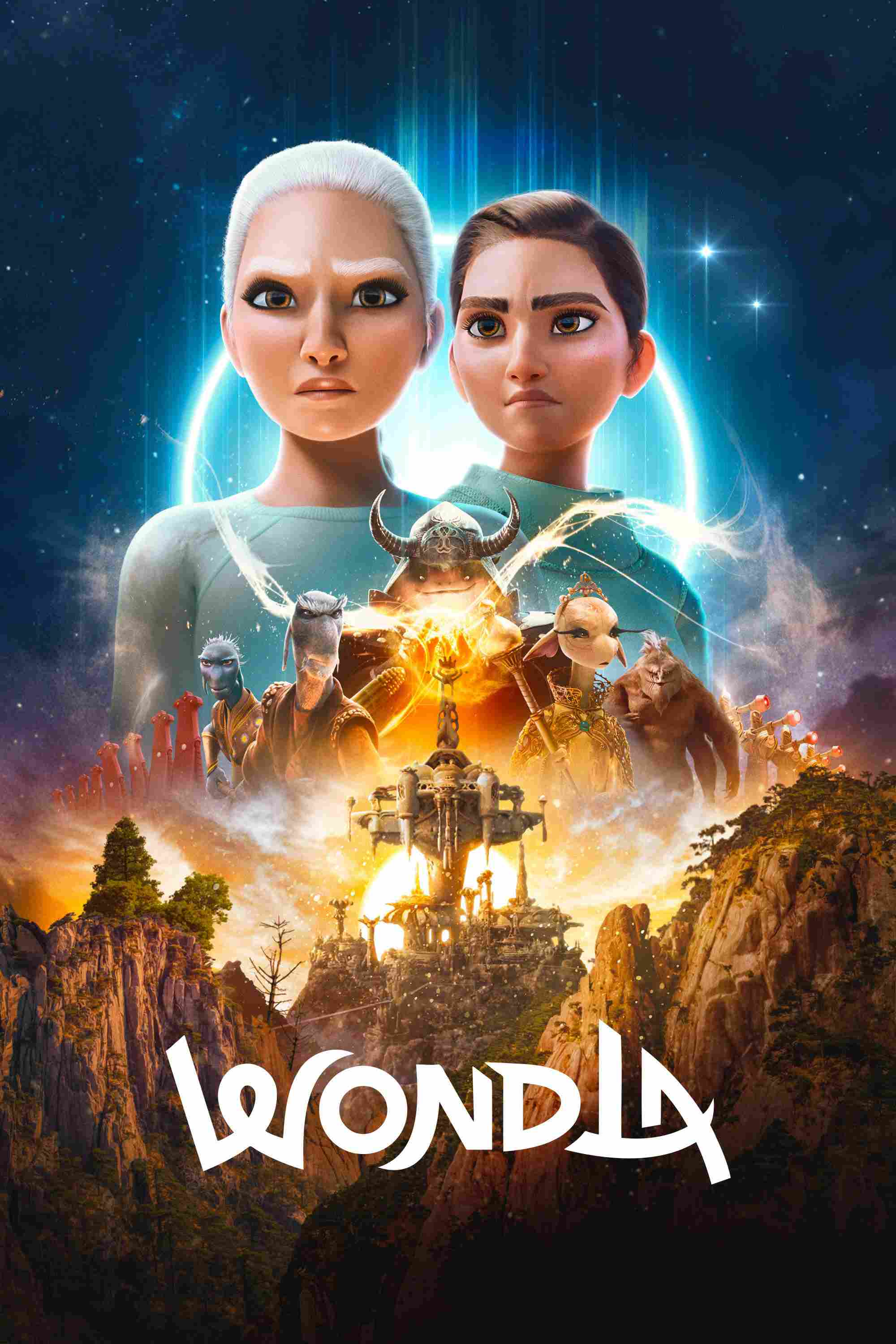 Poster chính thức của phim Phim Hoạt Hình, Phim Viễn Tưởng & Giả Tưởng "Đi Tìm WondLa - WondLa (Phần 2)" (WondLa - 2024), với sự tham gia của diễn viên Jeanine Mason.