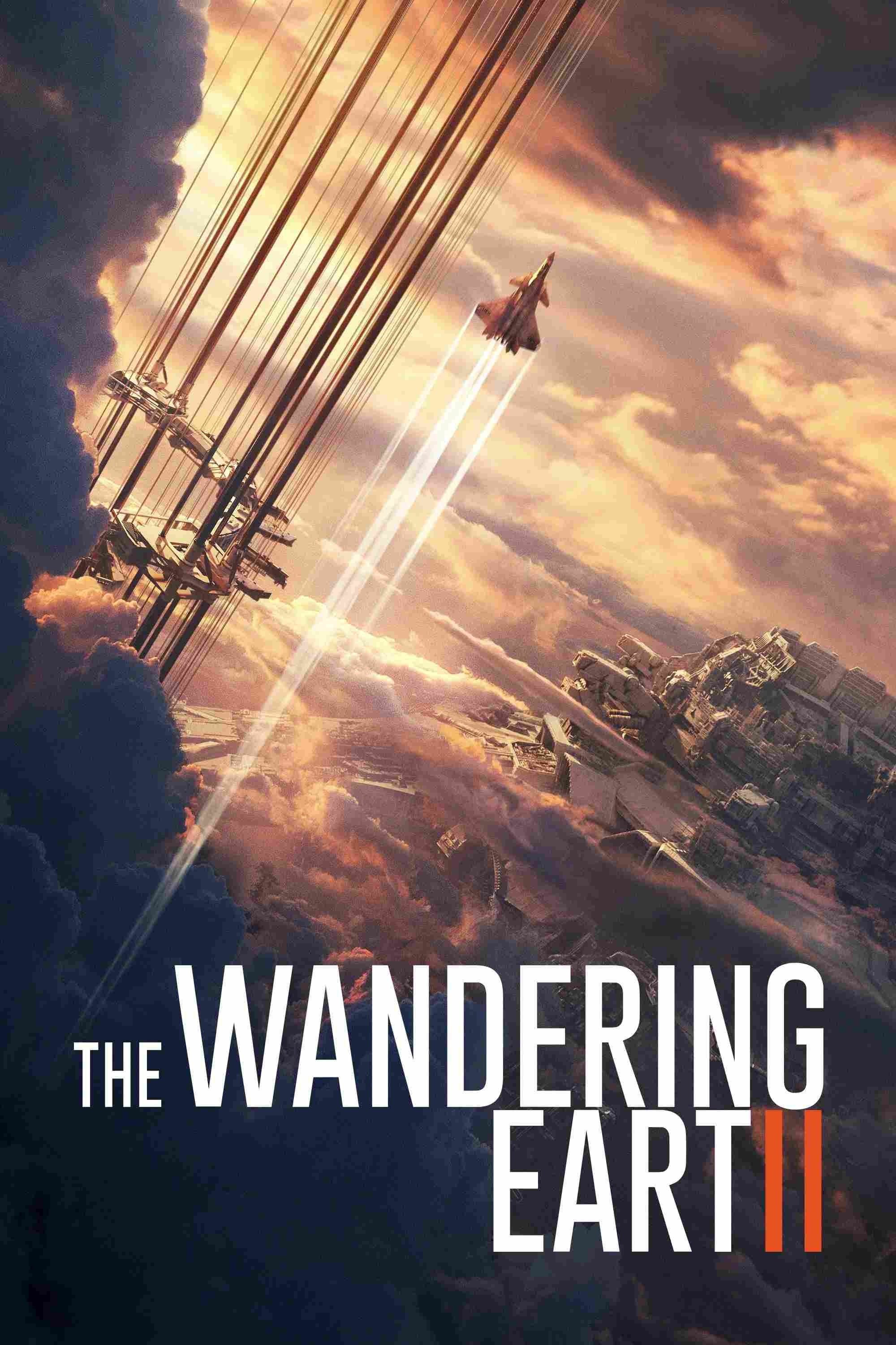 Poster chính thức của phim Phim Viễn Tưởng, Phim Hành Động "Địa Cầu Lưu Lạc 2" (The Wandering Earth II - 2023), với sự tham gia của diễn viên Ngô Kinh và Lưu Đức Hoa.