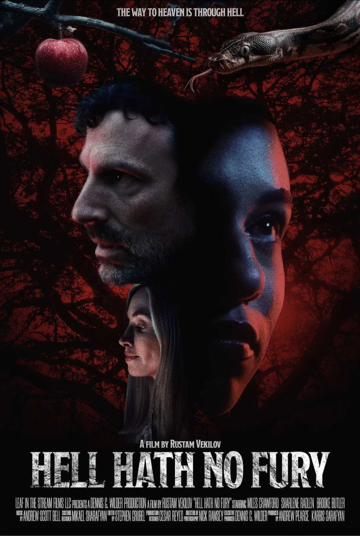 Poster chính thức của phim Phim Giật Gân, Phim Tâm Lý "Địa Ngục" (Hell Hath No Fury - 2026), với sự tham gia của diễn viên Sharlene Radlein và Brooke Butler.