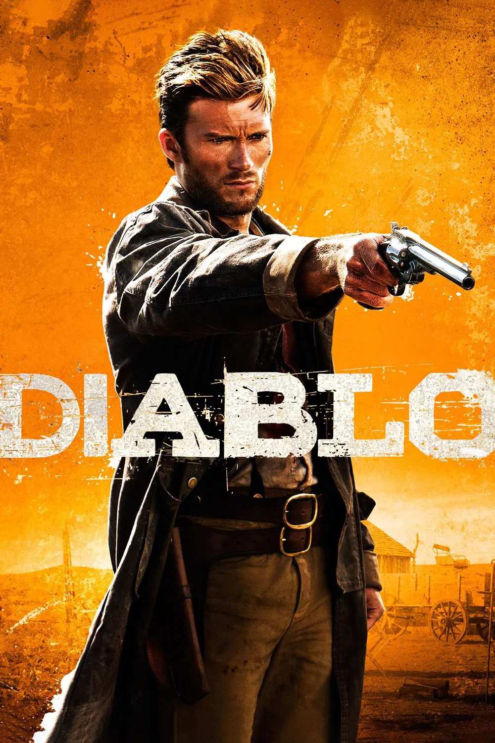 Poster chính thức của phim Phim Hành Động, Phim Phiêu Lưu "Diablo" (Diablo - 2016), với sự tham gia của diễn viên Scott Eastwood và Walton Goggins.